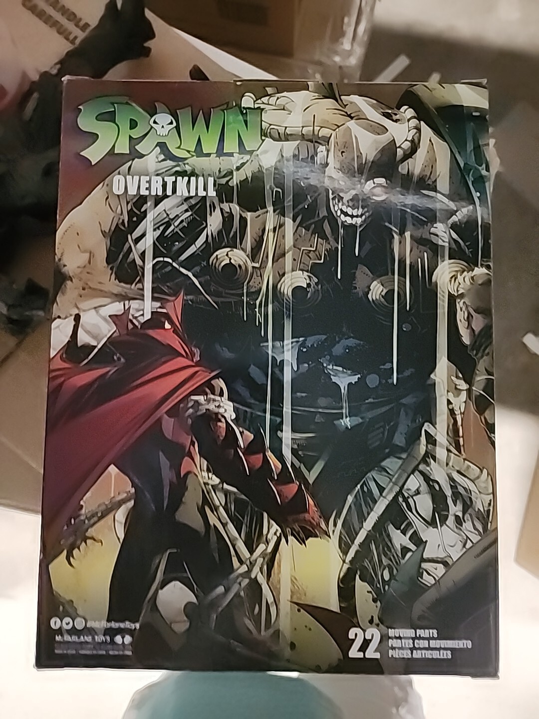 McFarlane Toys Spawn Overtkill Figurine Action Figure 9” NEW Damaged Box!