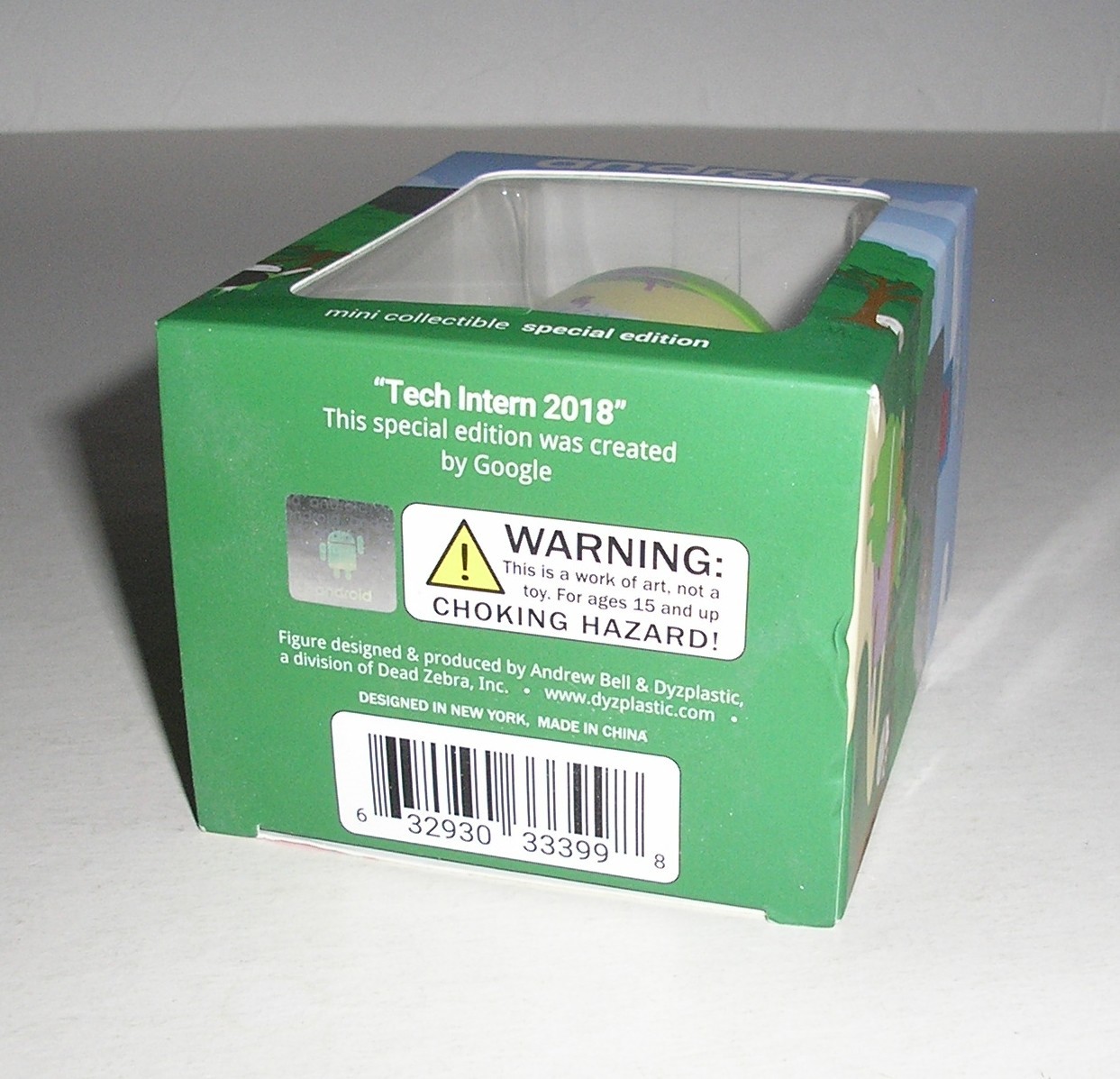 Google Android TECH INTERN 2018 Special Edition Mini Collectible Figure (New)