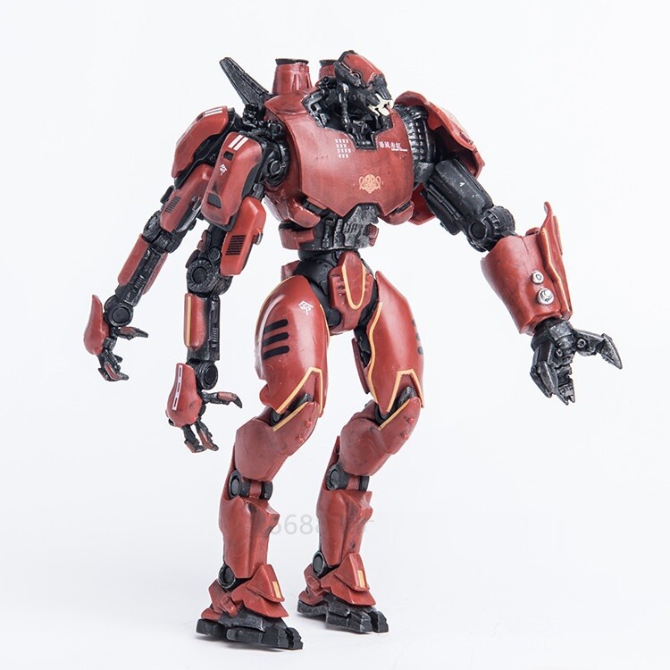 Jaeger Crimson Typhoon 7&Prime; Action Figure Toy Red Robot For Pacific Rim Series 1