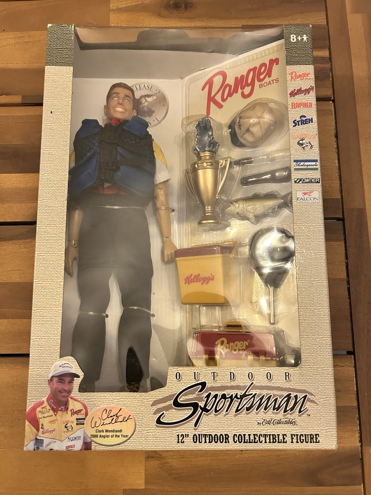 Ertl Clark Wendlandt Action Figure 12&Prime; Collector&rsquo;s Outdoor Sportsman Series 1