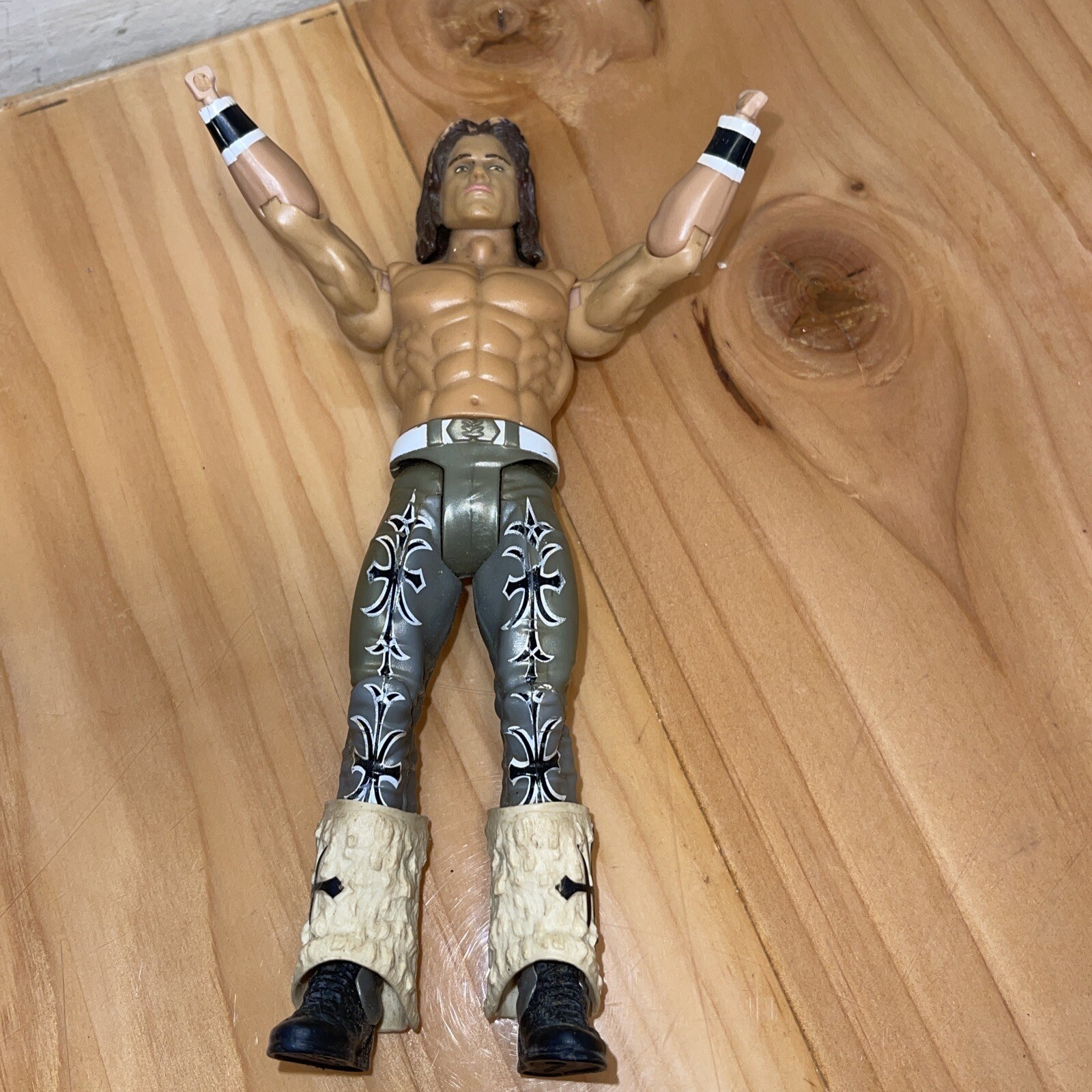 2010 WWE Johnny Nitro /John Morrison Silver Pants 6” Wrestling Figure Figurine
