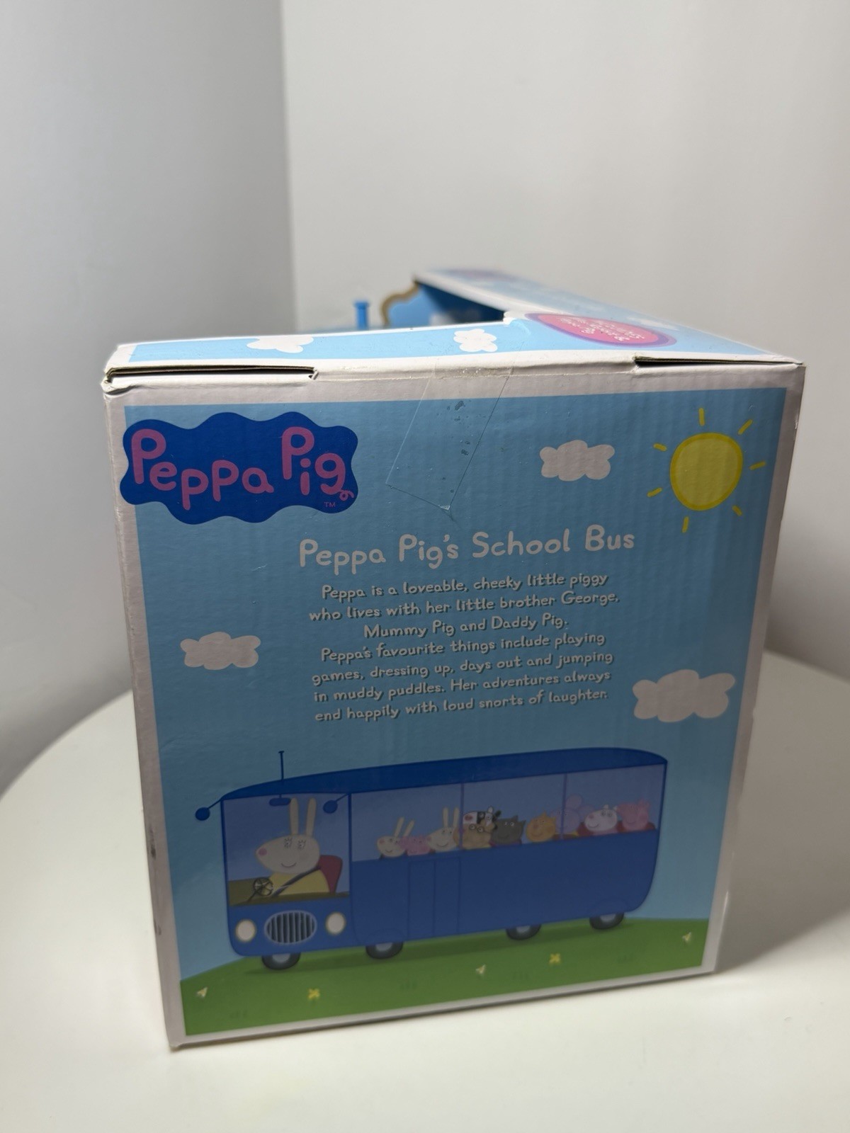 Peppa Pig&rsquo;s School Bus Play Set Removable Roof & Music & 2 Figures Brand New