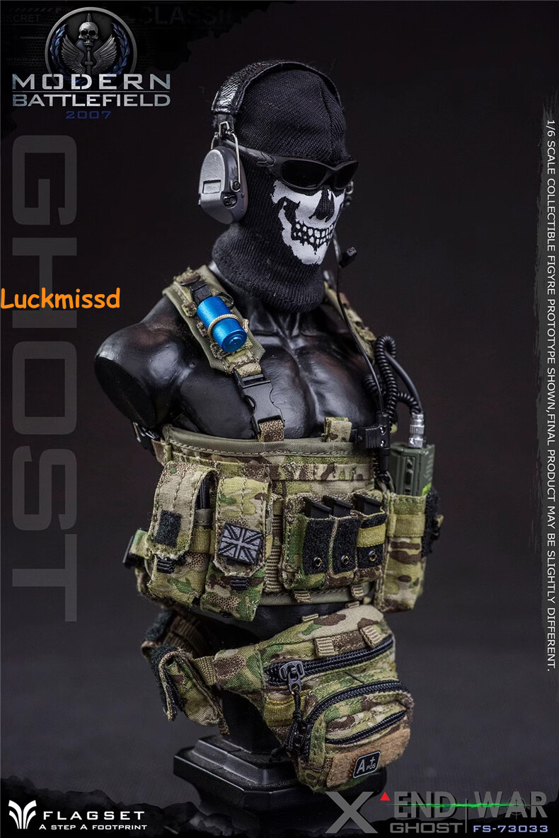 1/6 FLAGSET FS73033 END WAR GHOST « X » Tom Clancy&rsquo;s Endwar Action Figure Model