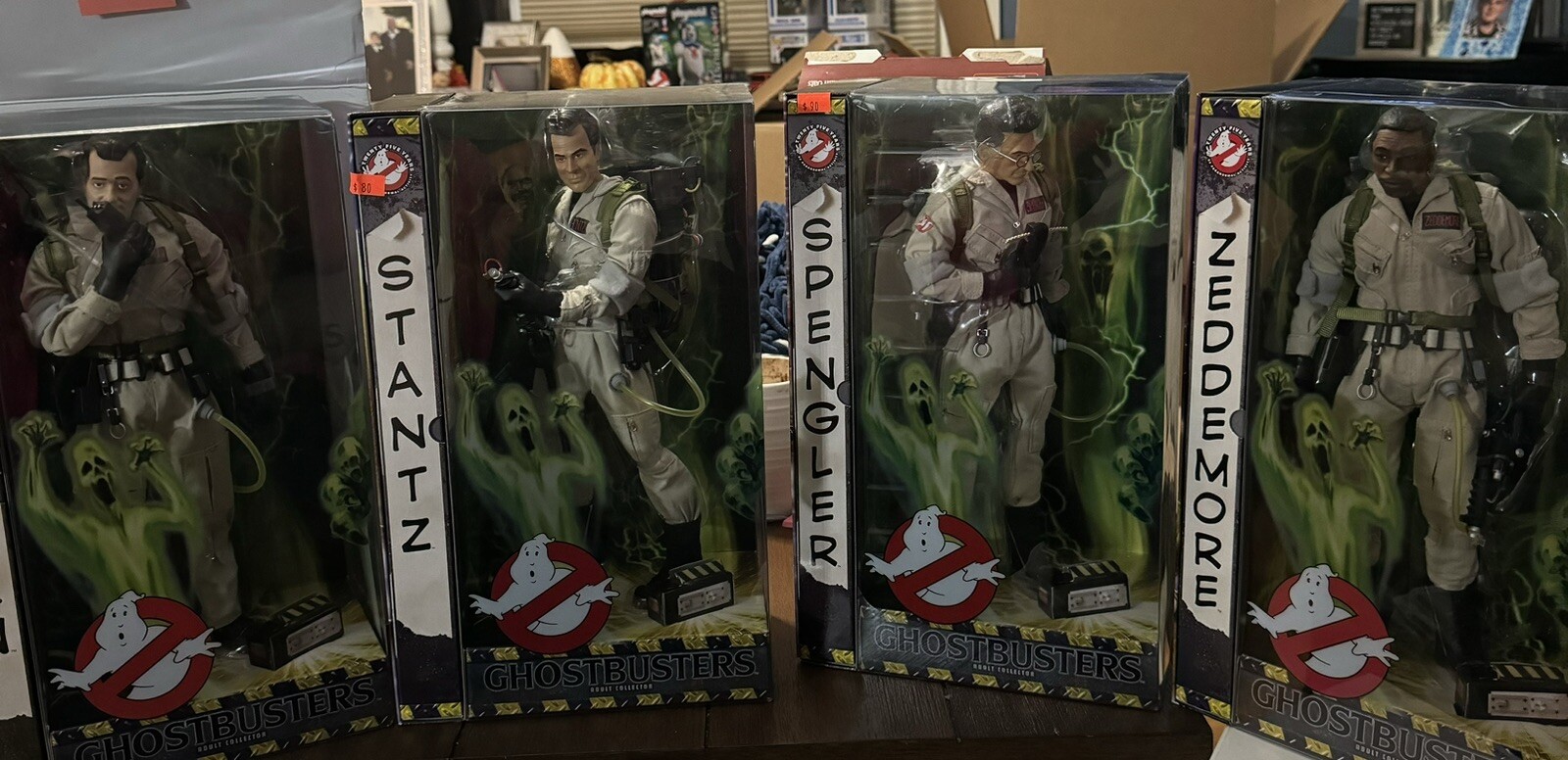 GhostBusters ~25 Years ~4 LOT 12&Prime; Figure Set~2009~ Mattel Adult Collector ~ NIP