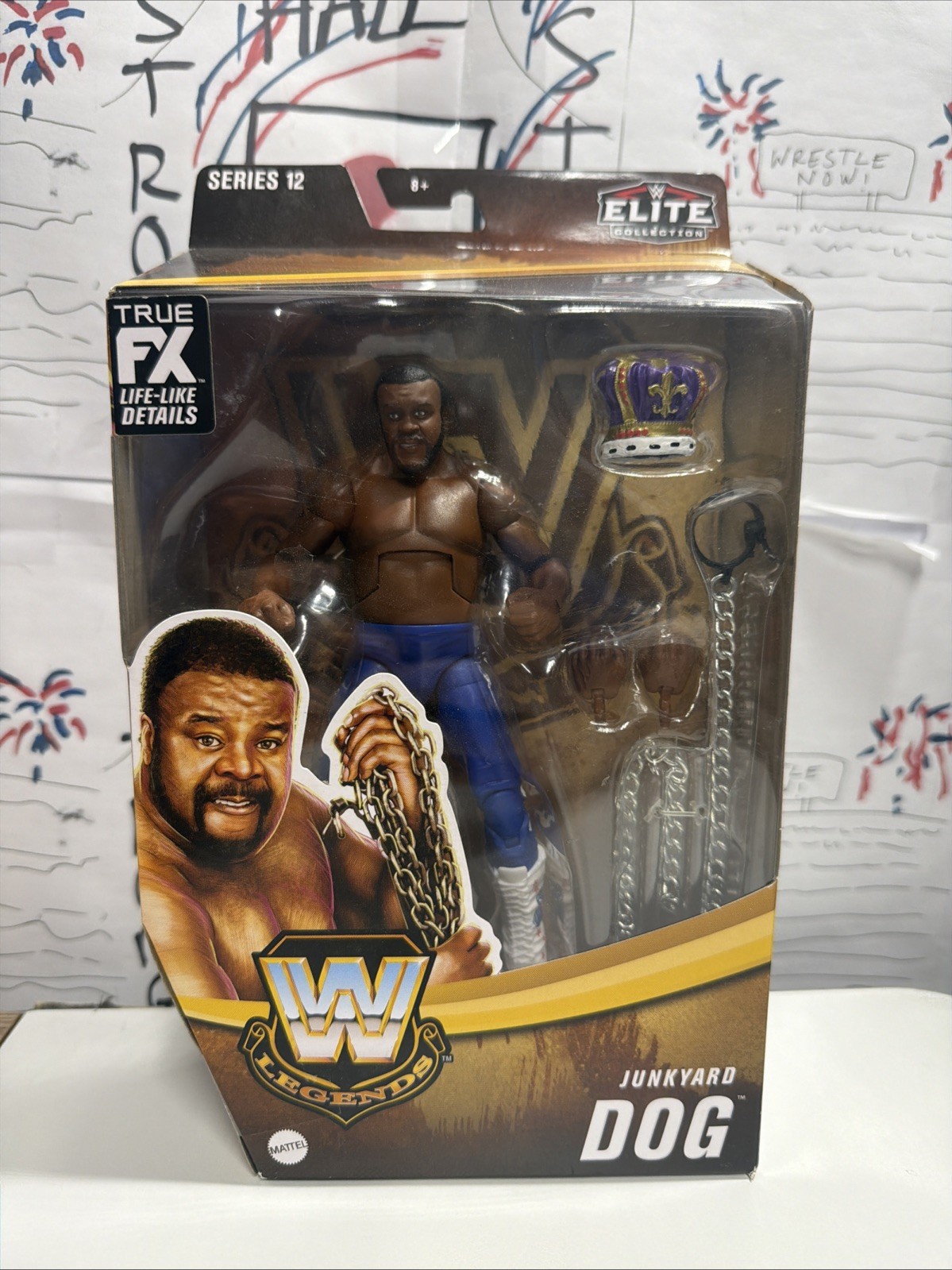 WWE Junkyard Dog Mattel Elite Series 12 CHASE Wrestling Figure 2021 JYD WWF NIB