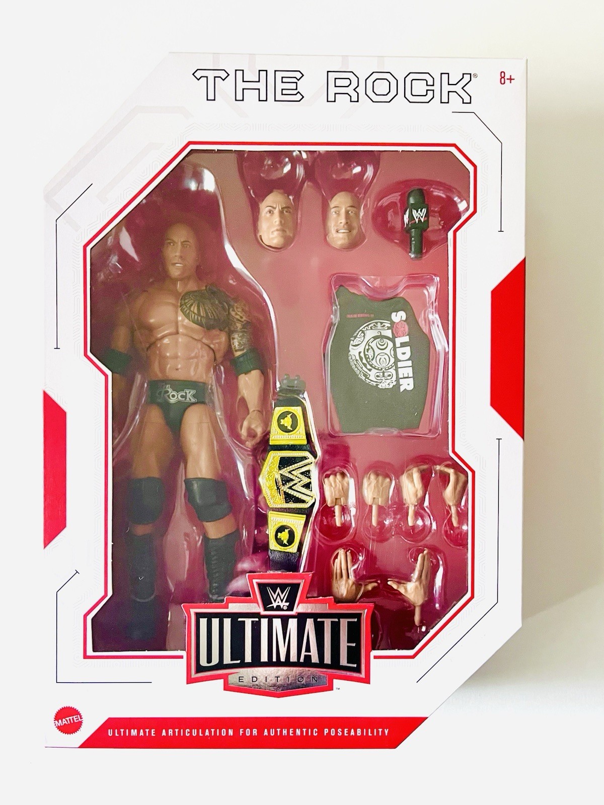 WWE Ultimate Edition The Rock Action Figure Mattel