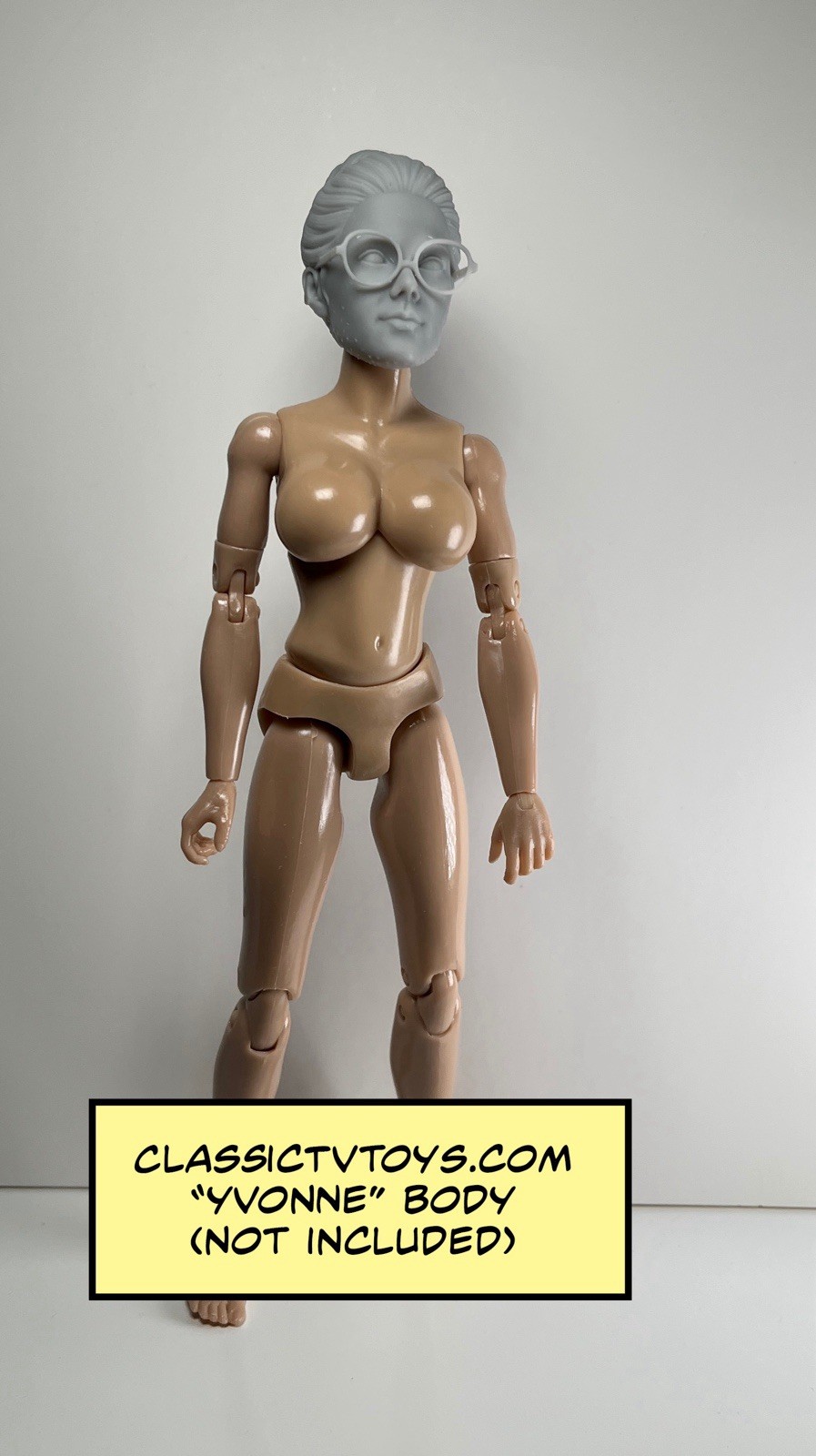 Amazon Lady 3 Custom Action Figure Head 1:9 or 1:6 Mego