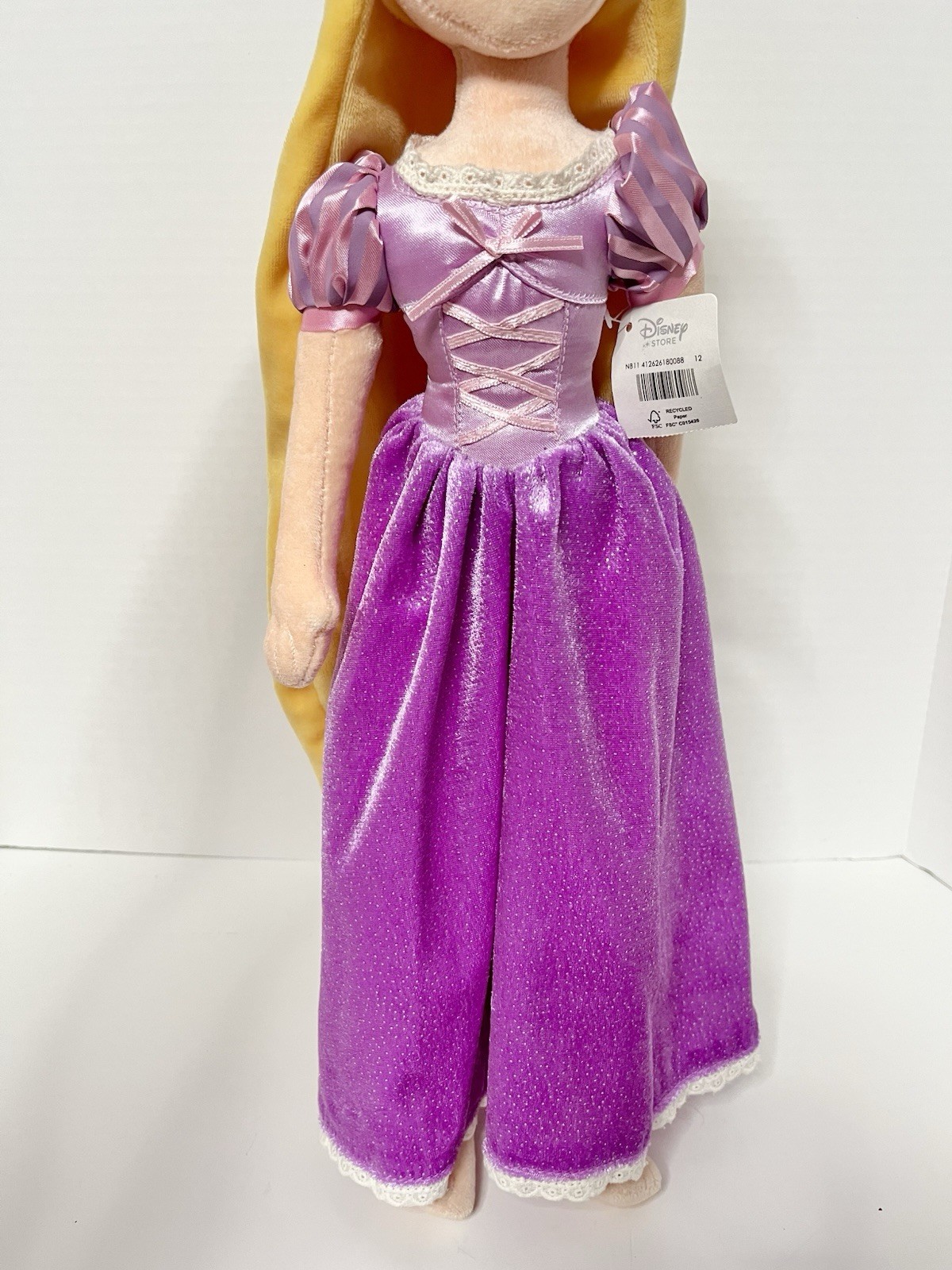 Disney Store Tangled Rapunzel 20” Plush Doll 1st Edition With Tags EUC