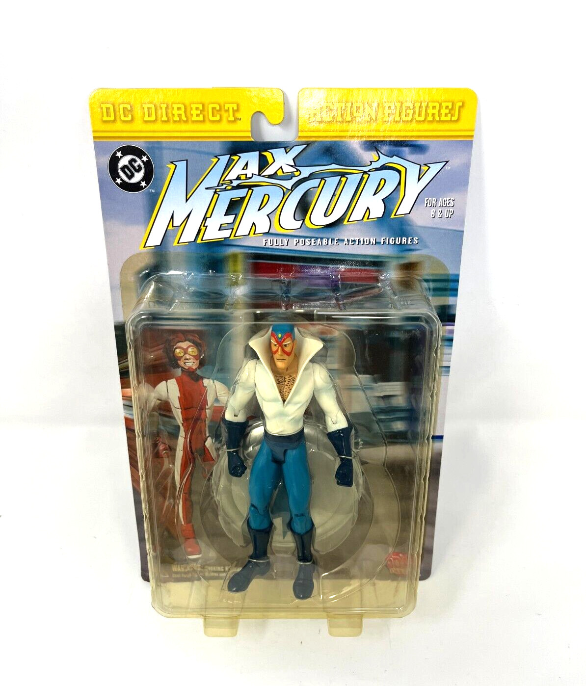 DC Direct Max Mercury 6&Prime; Fully Poseable Action Figure 2000 NEW Sealed