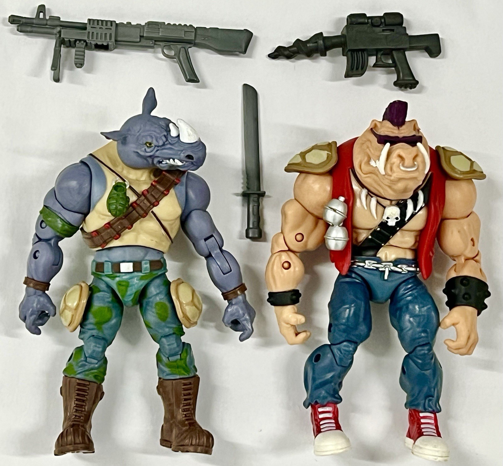 NINJA TURTLES action figure set Lot BEBOP and ROCKSTEADY 6&Prime; TMNT Classics