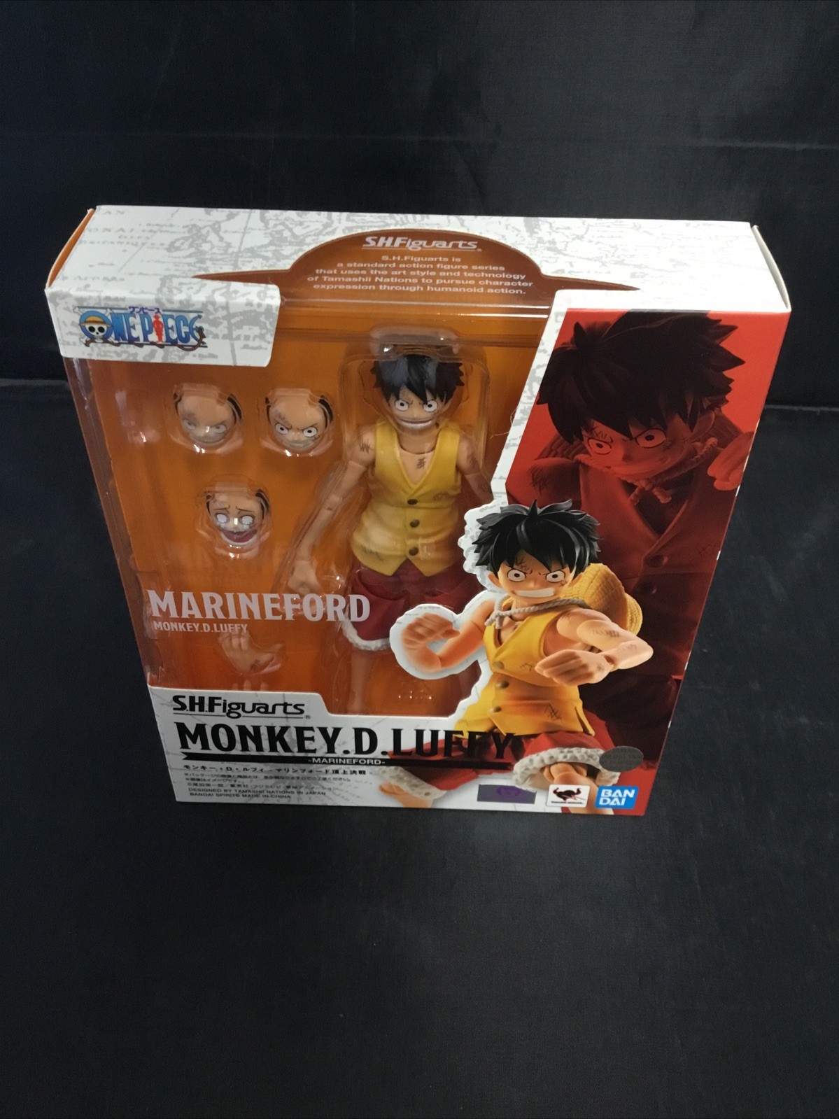 Genuine Bandai One Piece Monkey D Luffy SUMMIT WAR OF MARINEFORD Figure NEW