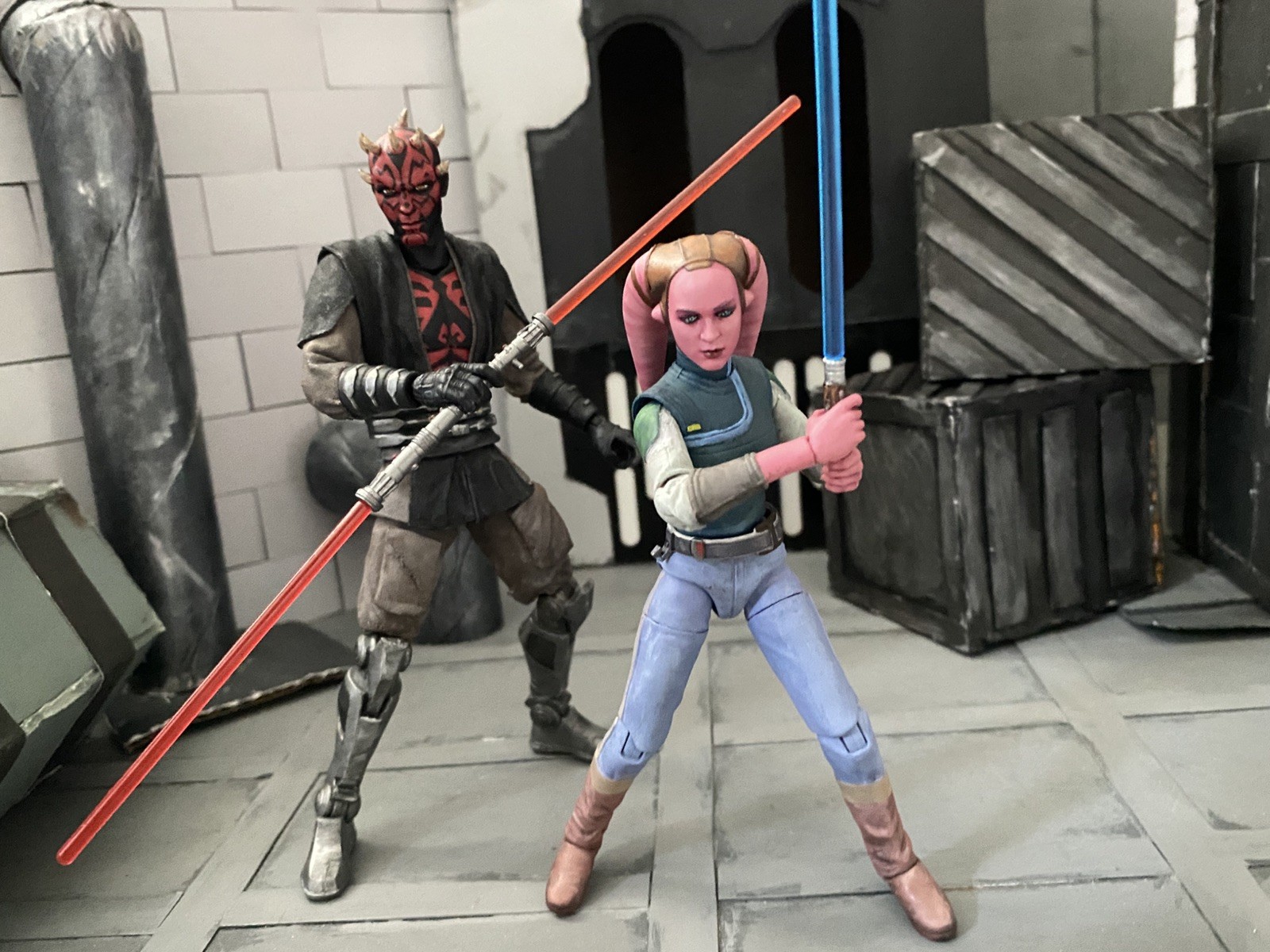 Custom Painted Star Wars: Maul – Shadow Lord – Black Series – Devon Izara
