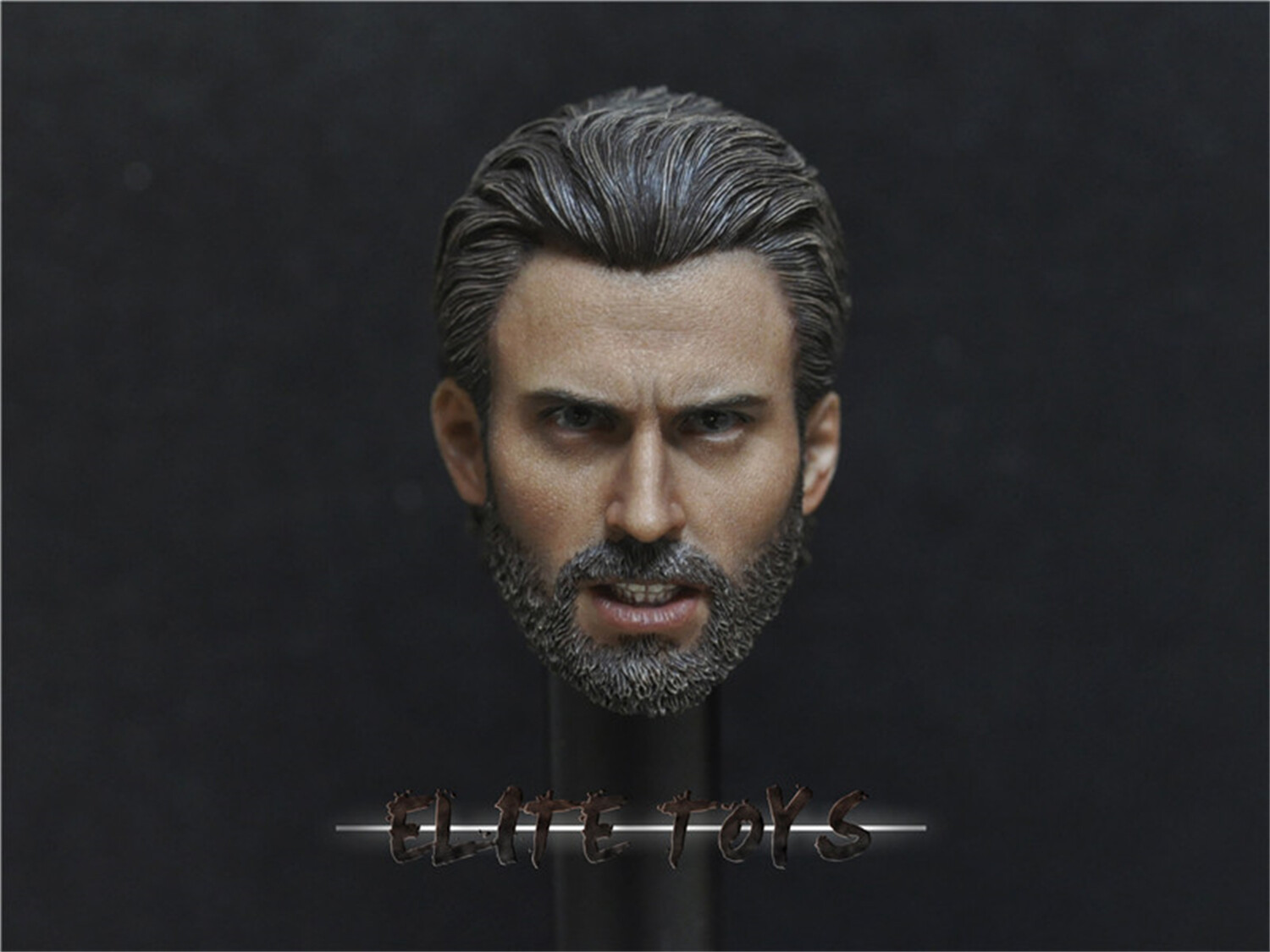 1/6 Beard Chris Evans Head Carved Model Toys Fit 12 » Figure