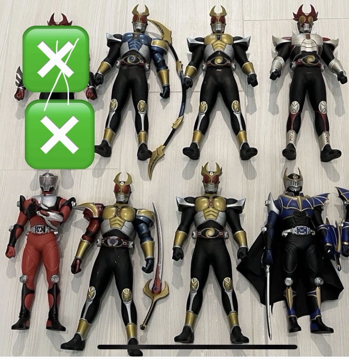 *Pick 1* Banpresto DX 13-15” Kamen Masked Rider Agito Ryuki Knight Action Figure