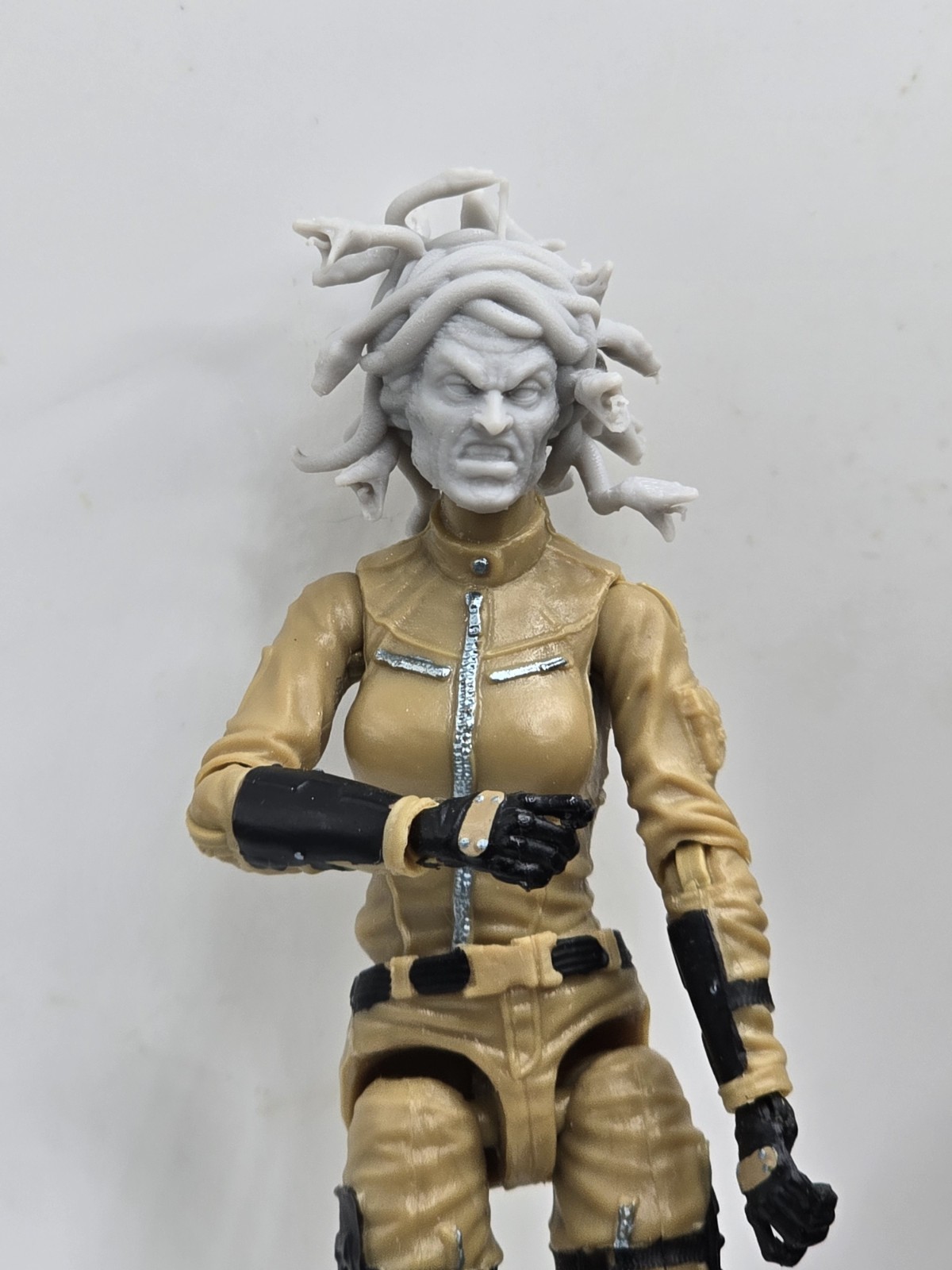 3d Print CLASH MEDUSA HEAD #1 1:18 3 3/4&Prime; GI Joe 25th Anniversary B115