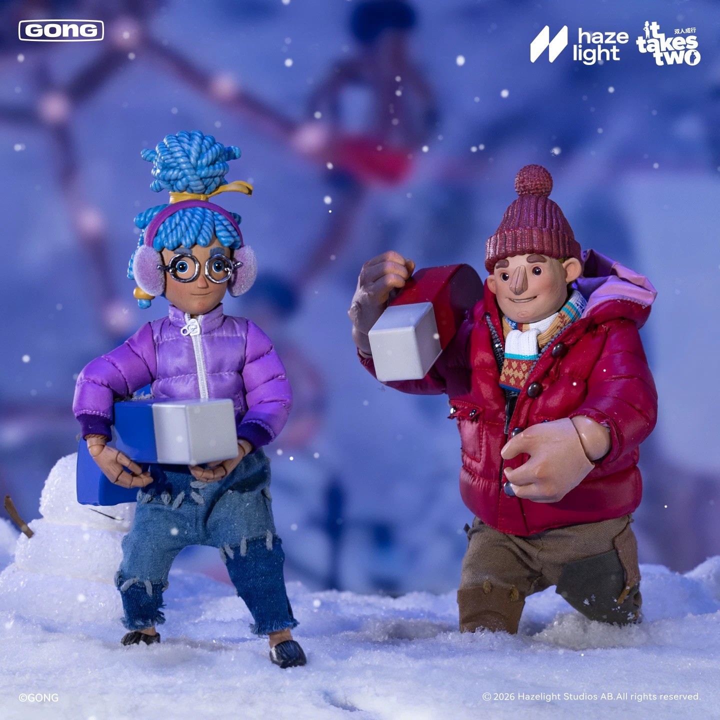 New* GONG It Takes Two Game Cody and May 8.7 » Action Figures Winter Version
