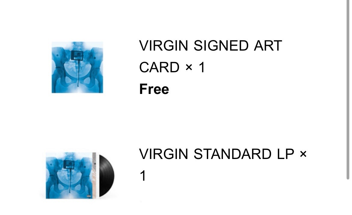 Lorde SIGNED VIRGIN GATEFOLD X-RAY VINYL LP 12×12 Card Authentic Proof
