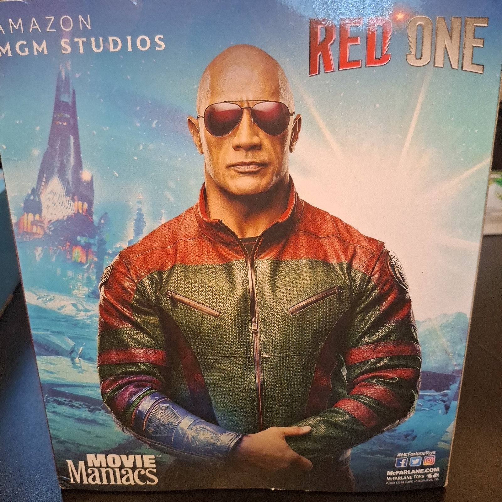 Red One Callum Drift Limited Edition Netflix Figure Dwayne The Rock Johnson