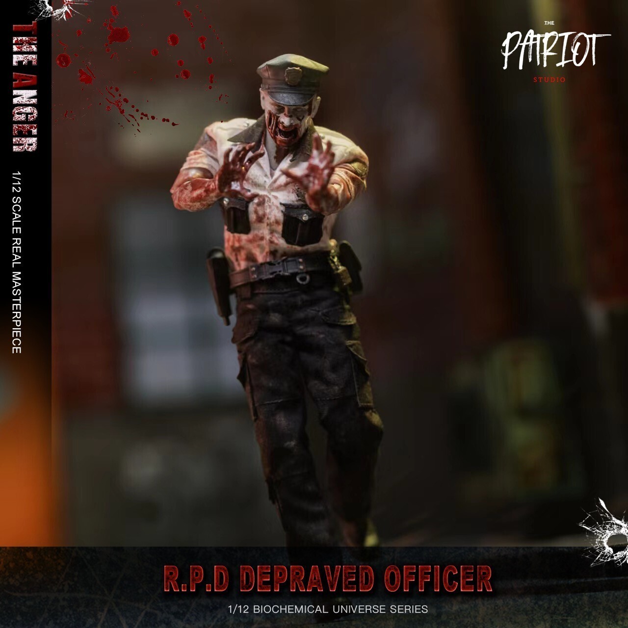 Patriot Studio 1/12 Resident & Evil Raccoon City Zombie Police Special White Ver