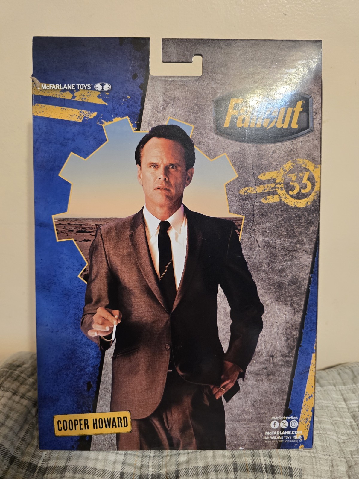 McFarlane Toys Fallout Figure Cooper Howard Red Platinum Edition New In Box