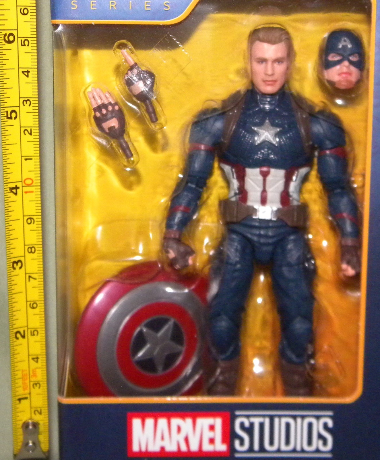 CAPTAIN AMERICA Marvel Legends Studio Avengers 6&Prime; Figure 2025 Chris Evans