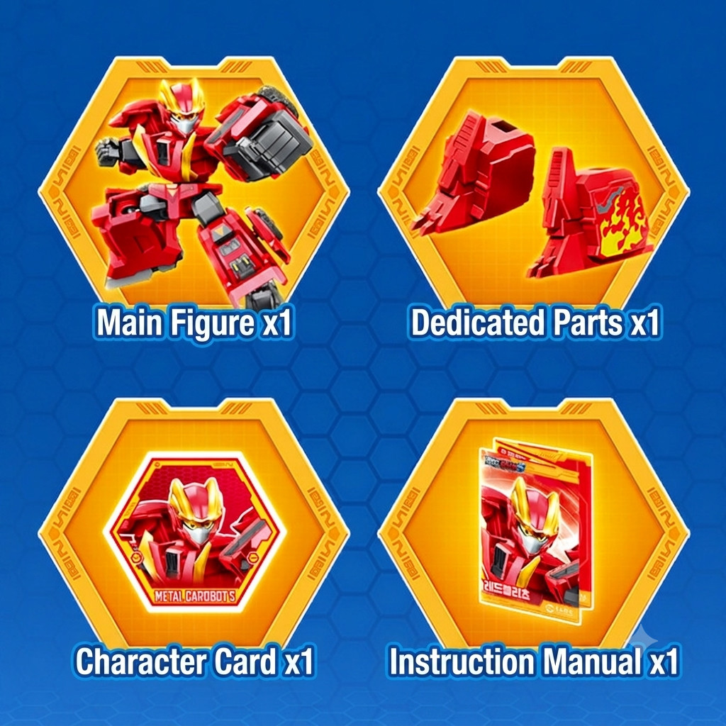 FULL 9 UNITS Metal Cardbot S Random Blocks Blind Box Transforming Robot Korea