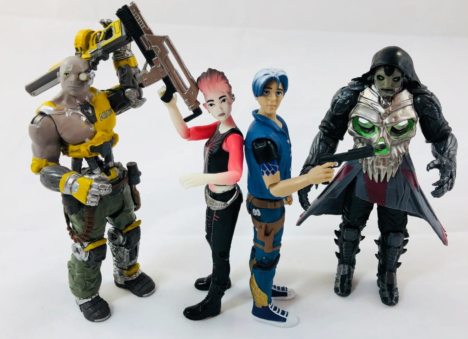 READY PLAYER ONE lot 4 ACTION FIGURE SET video game iron giant 4-Pack VR virtual