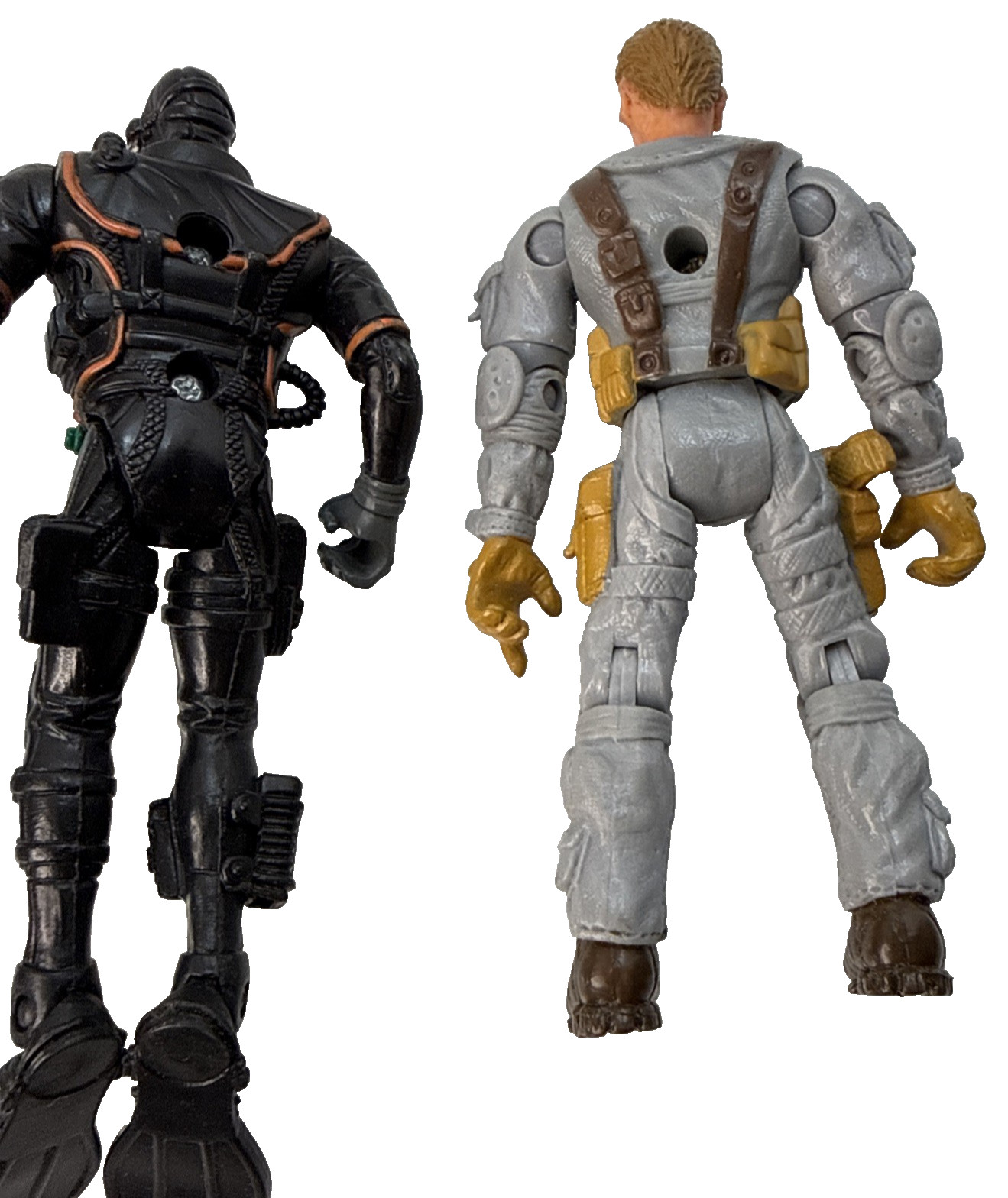 Assorted action figure lot including (7) mixed characters