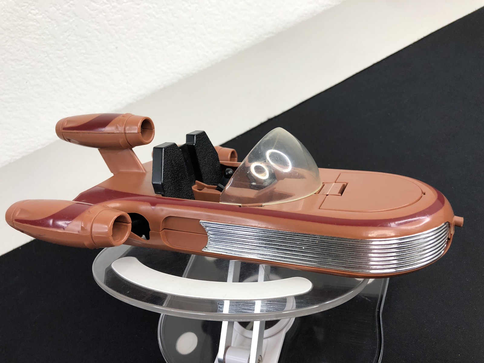 Land Speeder Star Wars 1978 General Mills Fun Vehicle Brown Chrome Clean Works