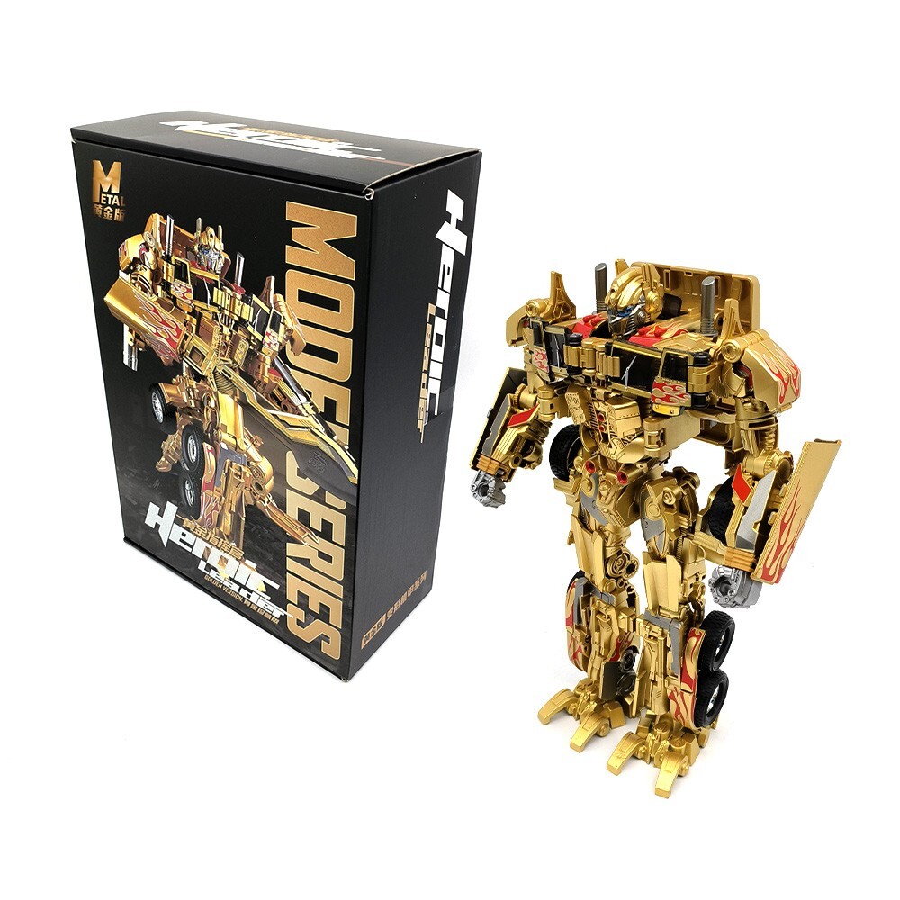 SS05 Transform Toy Commander Autobot Leader Action Figure Gold Deformabl Robot