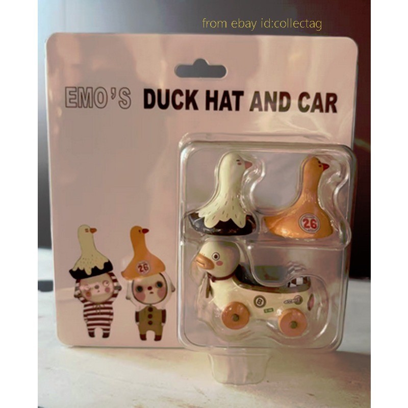 Sooya Studio Emo&rsquo;s Duck Car Hat Elelvator Figure Creative Collectible