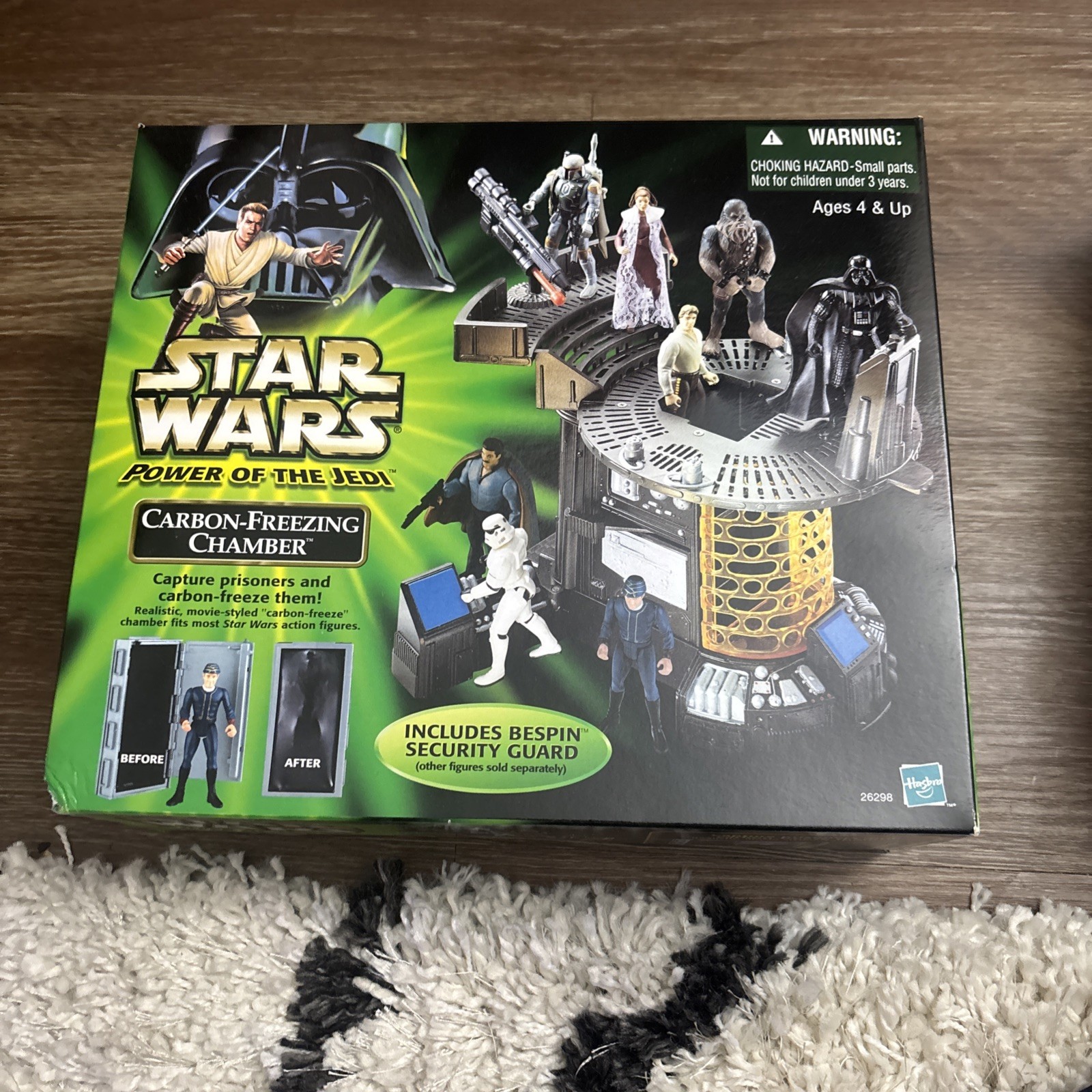 LOT OF 2 Star Wars Power of the Jedi Carbon Freezing Chamber Playsets, MOS