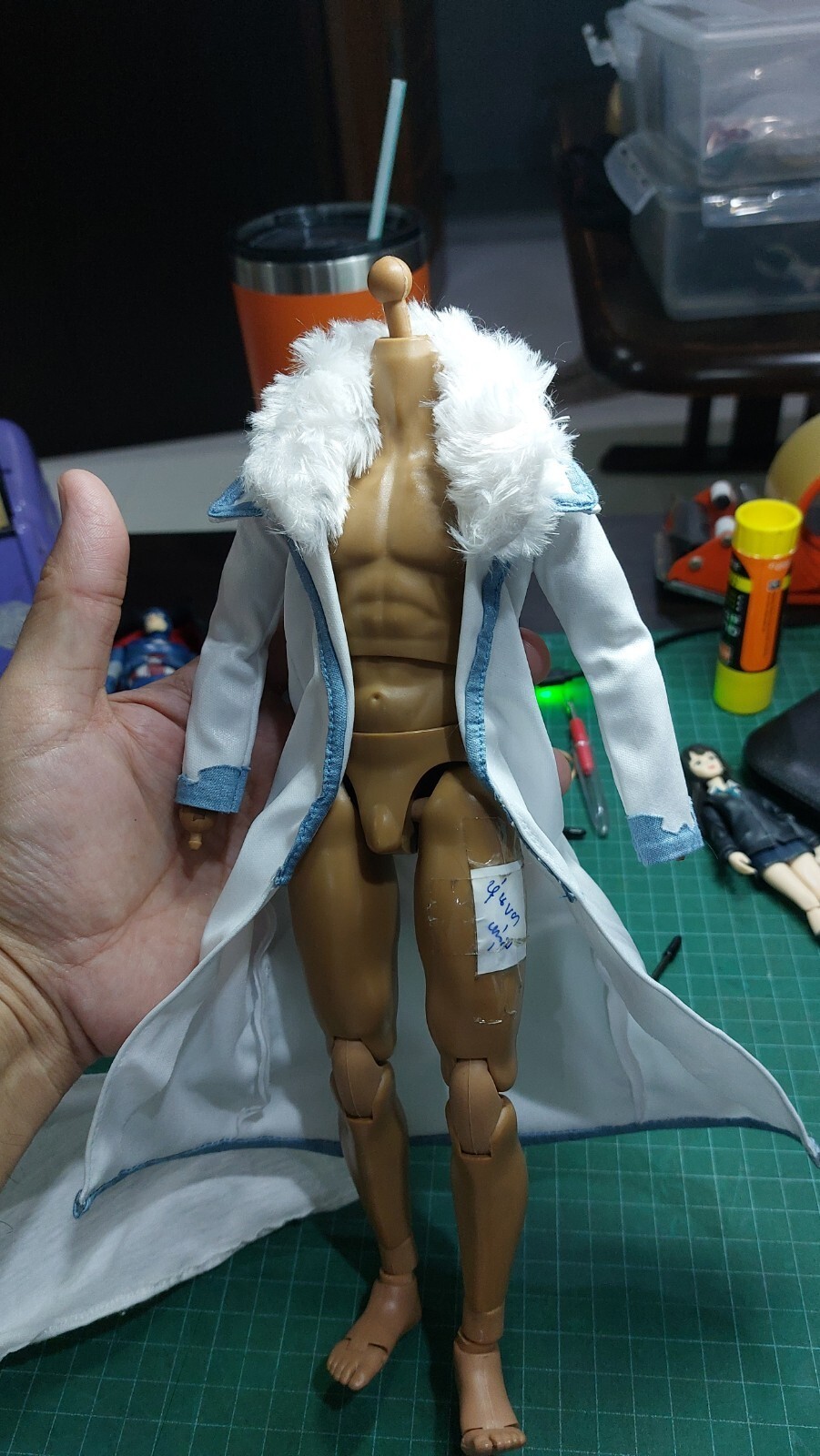 Made to Order Handmade 1/6 Overcoat For Action Figure (No Brand,No Figure)