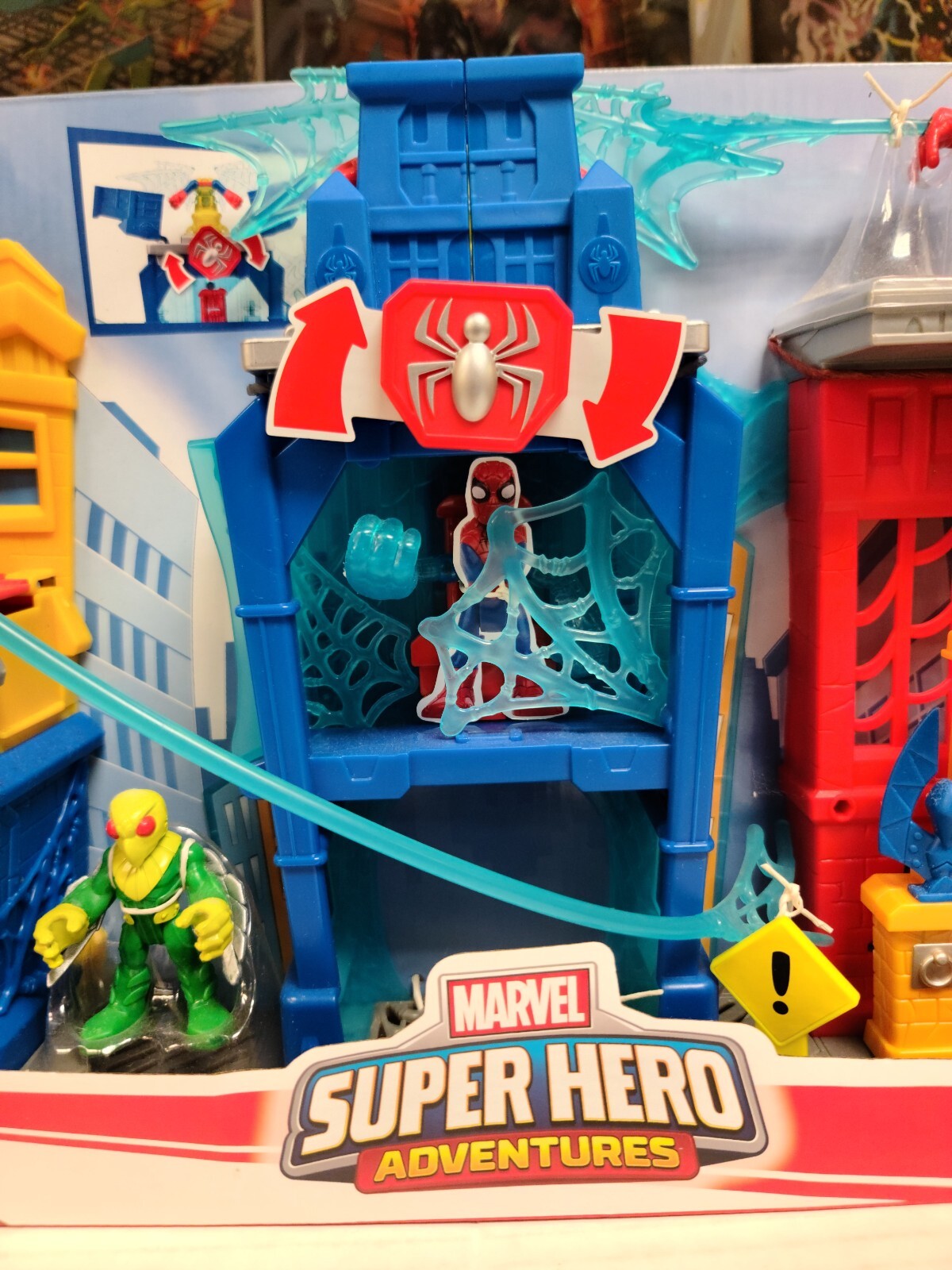 Spider-Man Web-Quarters Marvel Super Hero Adventures Playskool 2016 New Sealed