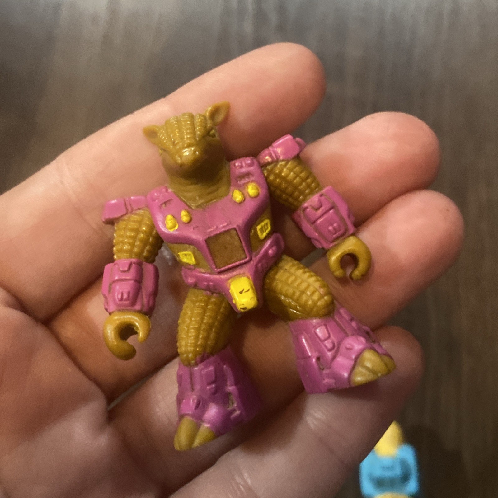 Battle Beasts Series 2 Armored Armadillo Ducks 2&Prime; Figures Takara 1987 Hasbro