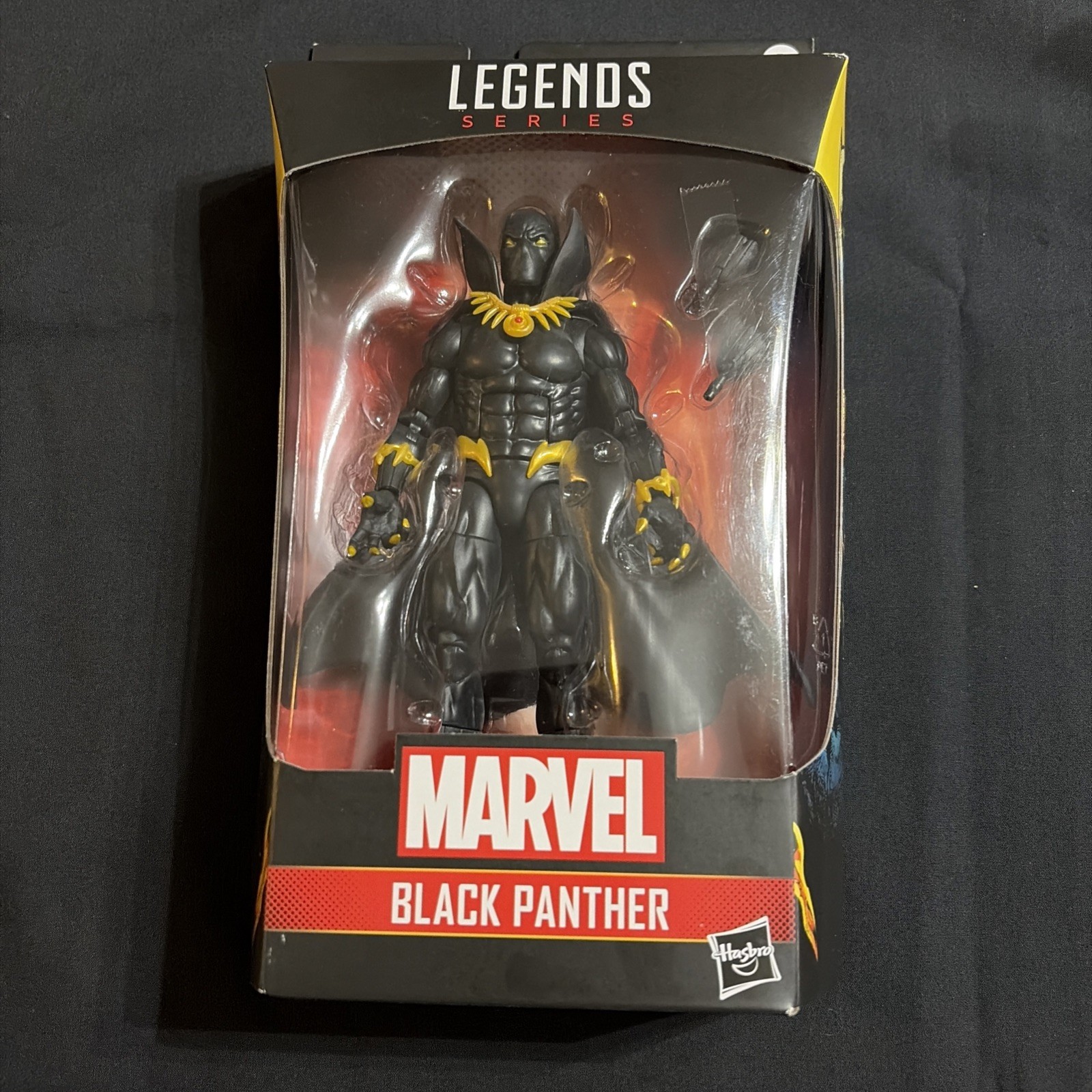 Marvel Legends Series Black Panther with Gold, Comics Collectible 6-Inch Action