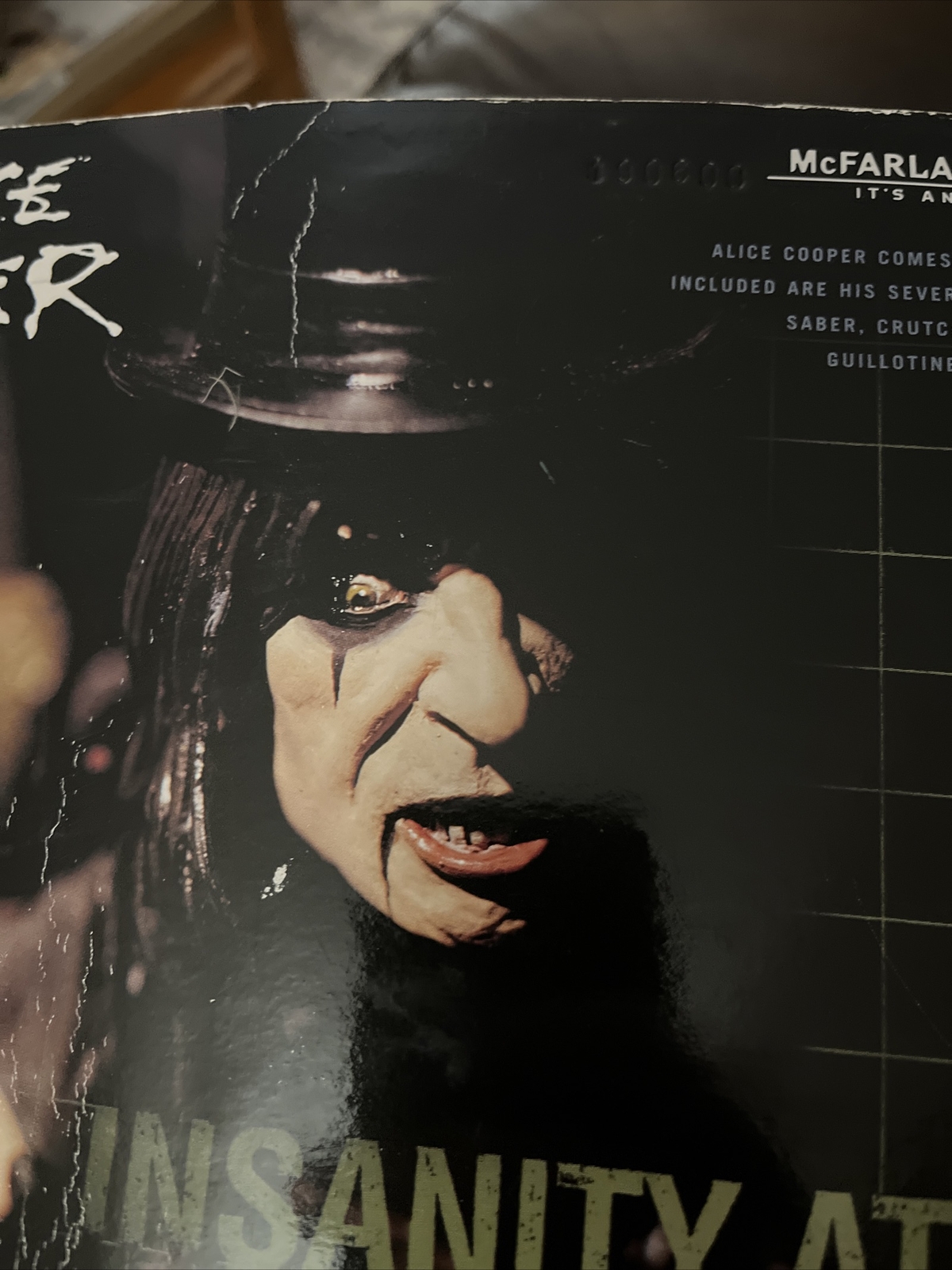Alice Cooper Action Figure McFarlane Toy 2000 Spawn Sealed New 14 Piece Diorama