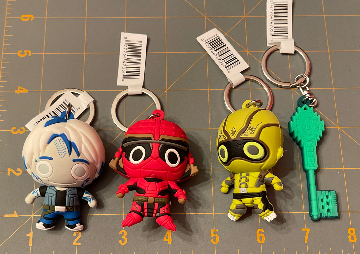 Monogram READY PLAYER ONE Parzival, Daito, Shoto & Key Figural Keyrings Lot of 4
