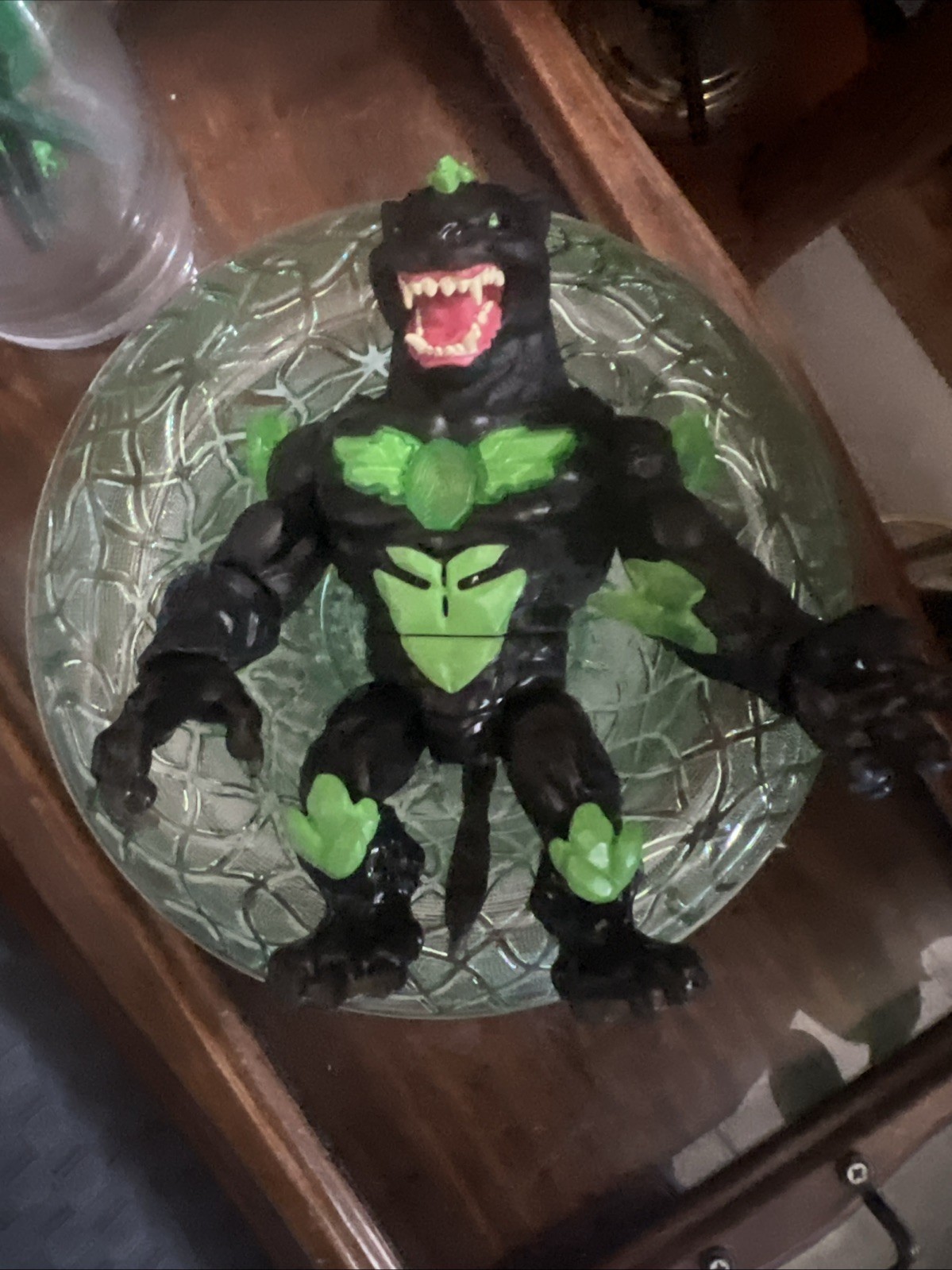 Beast Lab Stealth Strike Big Cat Beast Action Figure Sounds Lights Up Works