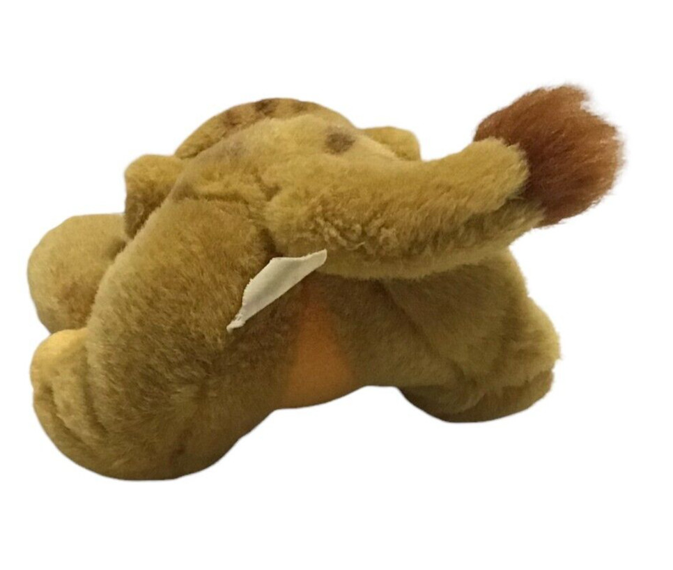 Vintage Lion King Young Simba Pouncing Plush Disneyland Disney World 90s Y2K