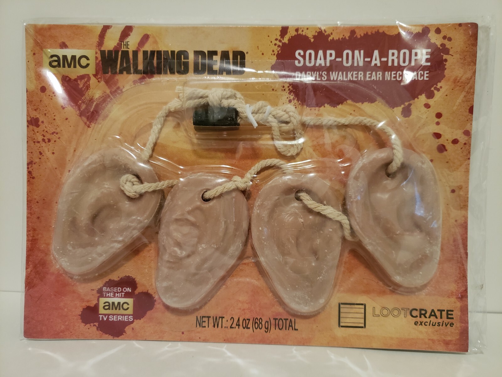AMC The Walking Dead Soap on a Rope Daryl&rsquo;s Walker Ear Necklace