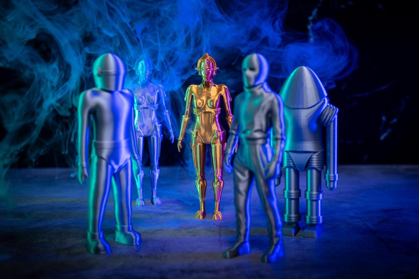 Gort Klaatu Sci-Fi Figure Pack Collectible Set Futuristic Characters Unique