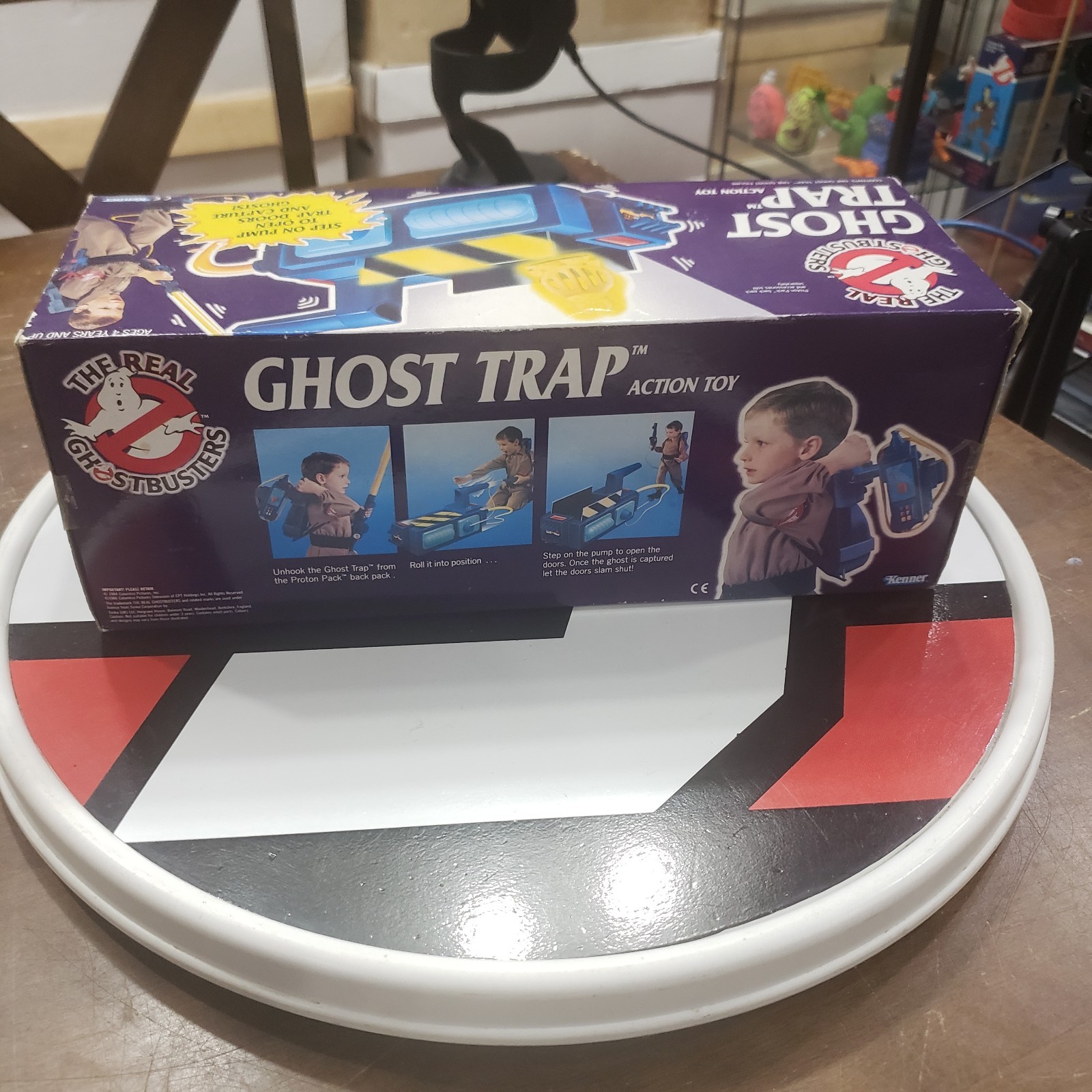 Kenner Real Ghostbusters 1986 Original GHOST TRAP SEALED BOX NEW MISB L