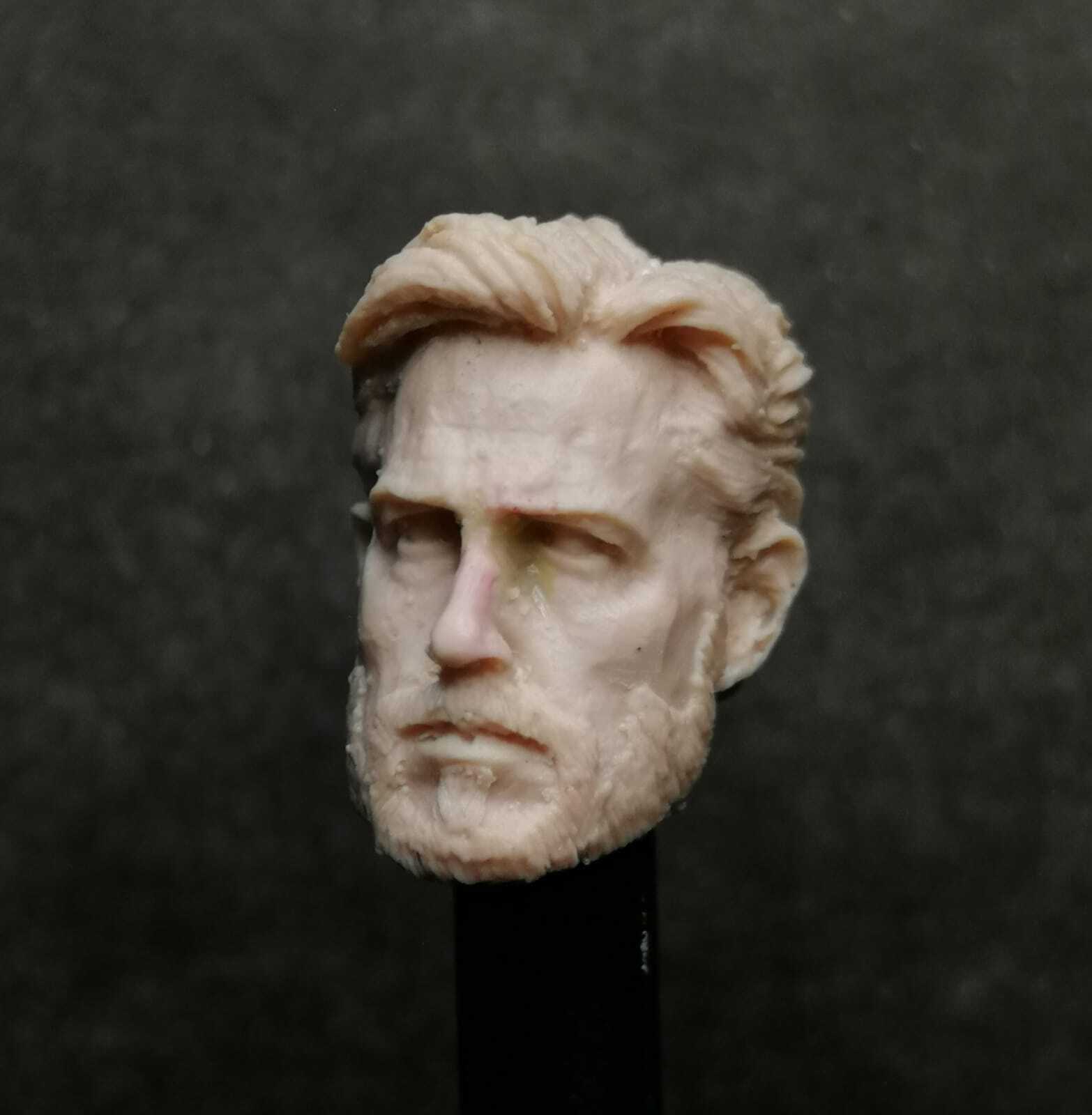 187 BEN AFLECK BRUCE WAYNE FULL BEARD custom male HEADCAST for ACTION FIGURE