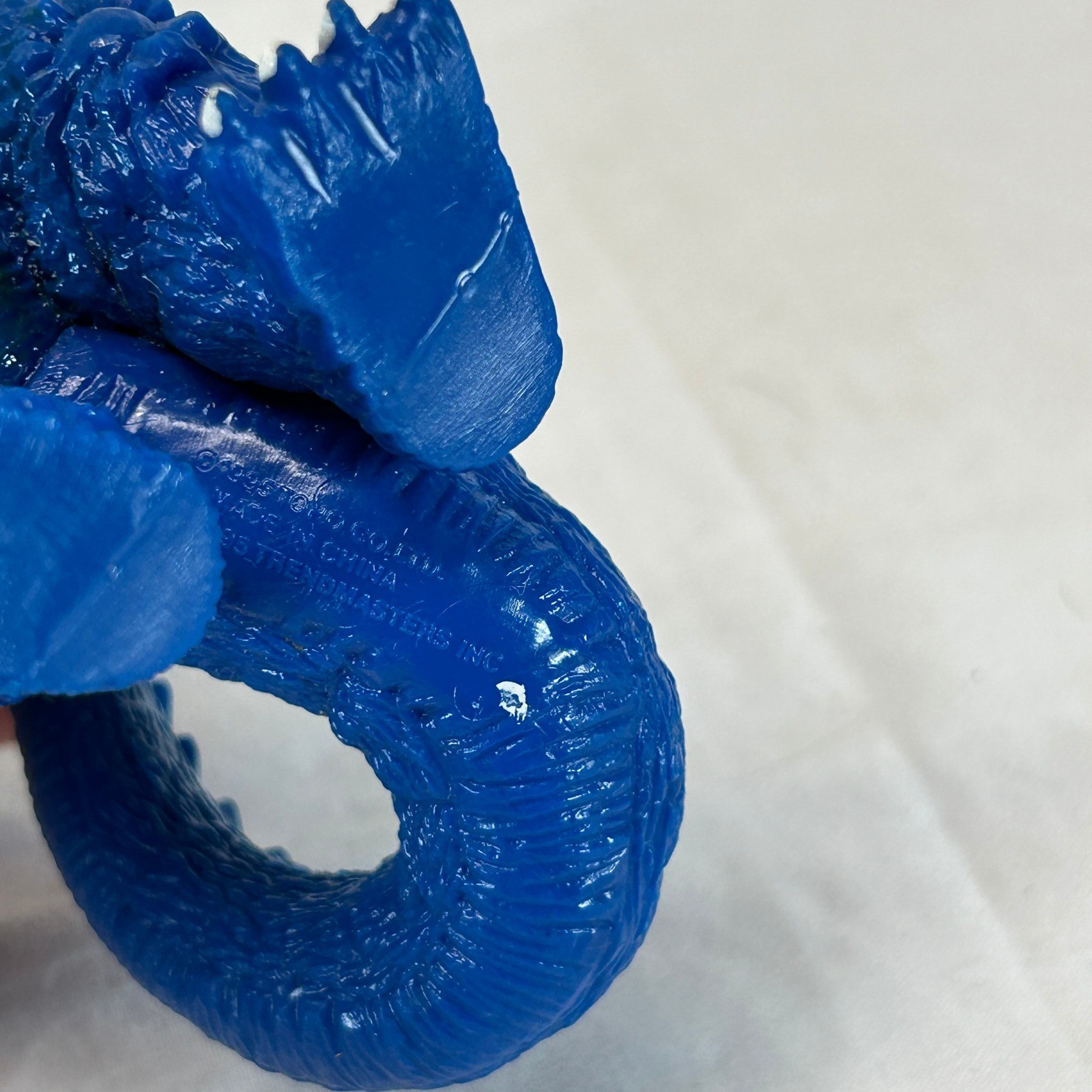 Trendmasters SpaceGodzilla 1994 Blue Vinyl Action Figure 5 Inch Toho Kaiju Toy