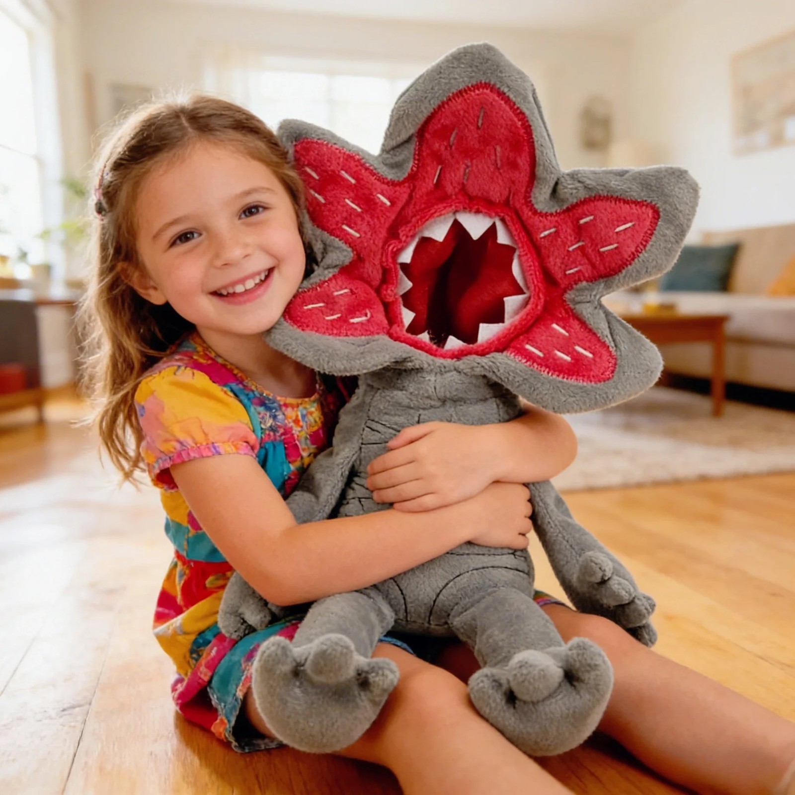 Cute Demogorgon Plush Toy – Cartoon Game Character Stuffed Doll for Kids Gift