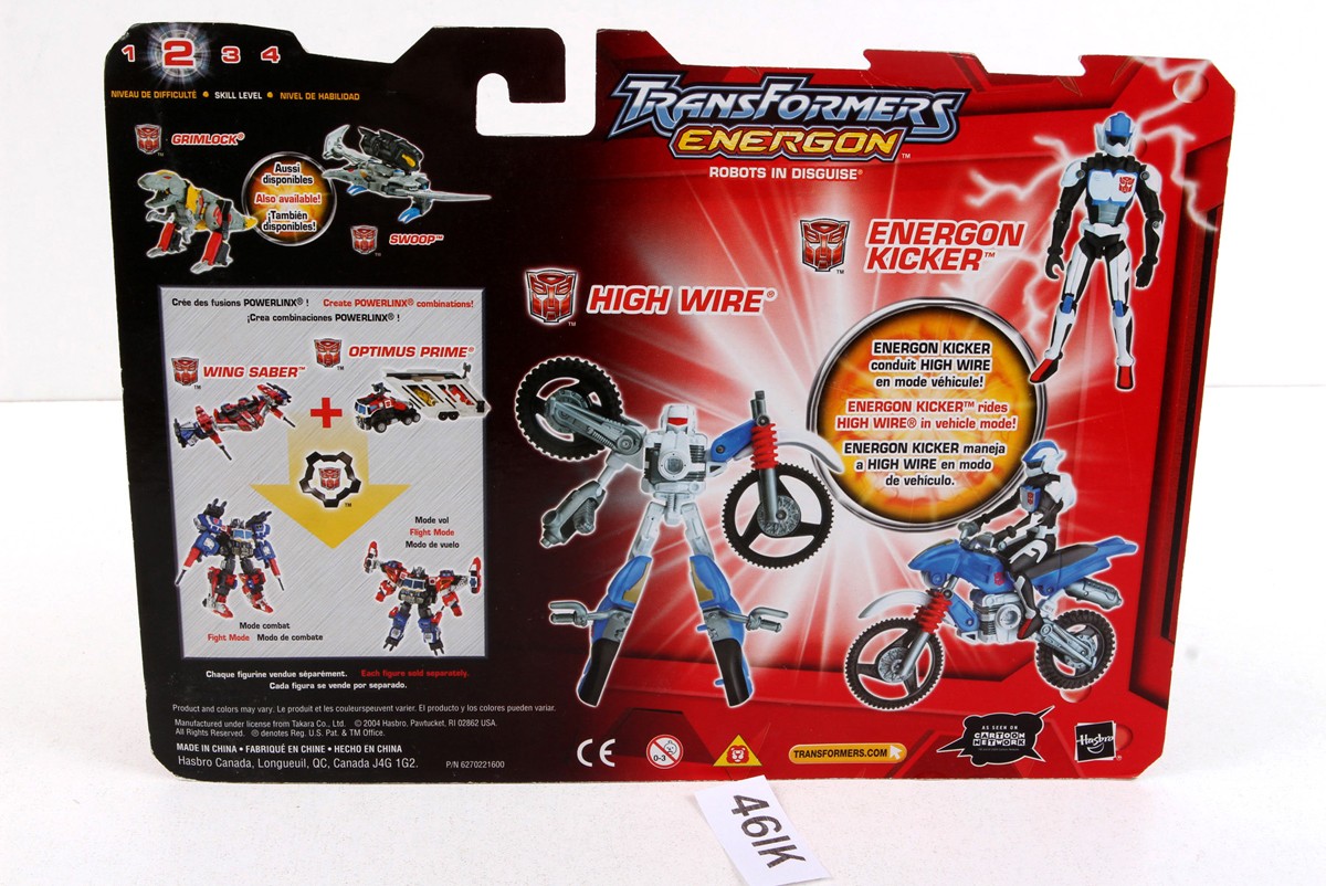 Transformers Energon Combat Kicker High Wire Sealed MISB MOSC