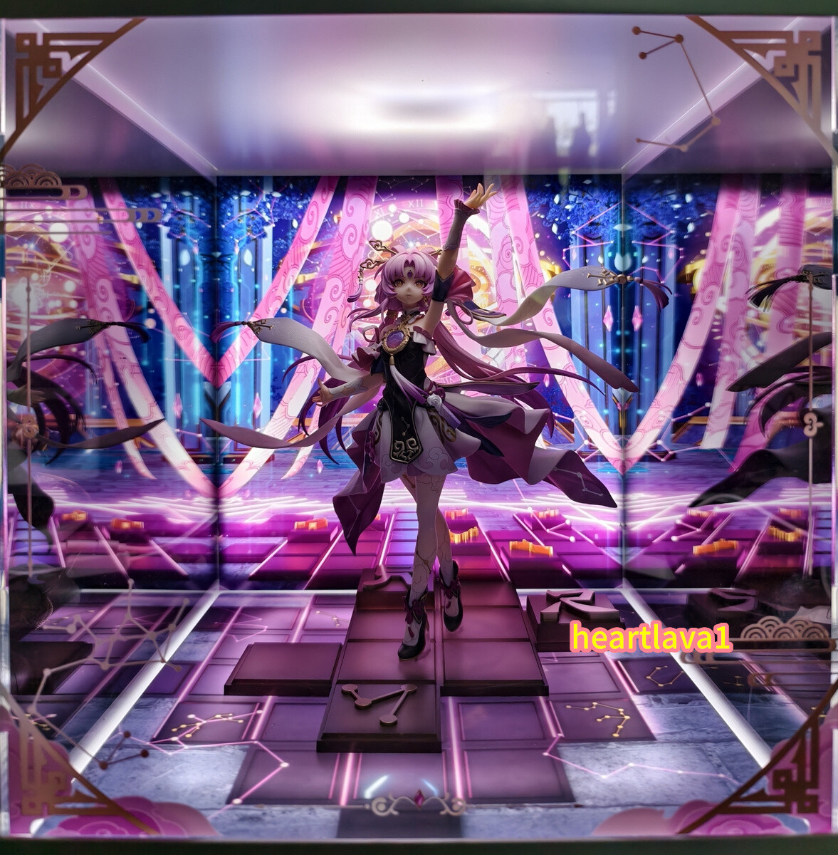 Dustproof Acrylic Display Box Case for Honkai：Star Rail Fu Xuan 1/7 Figure