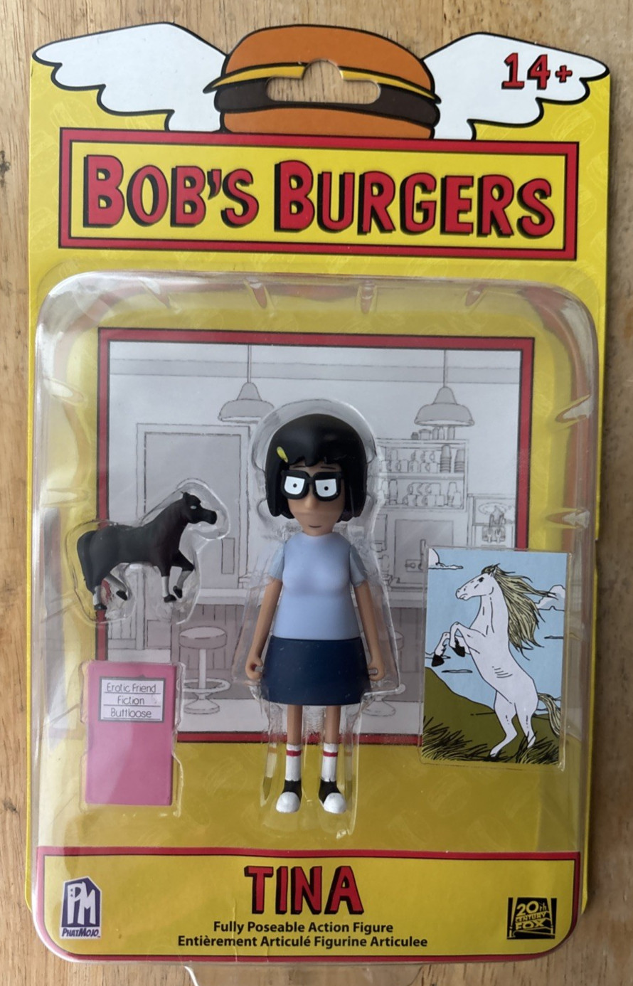 Phatmojo Bob&rsquo;s Burgers Tina Action Figure (AF7102)… FREE S&H!