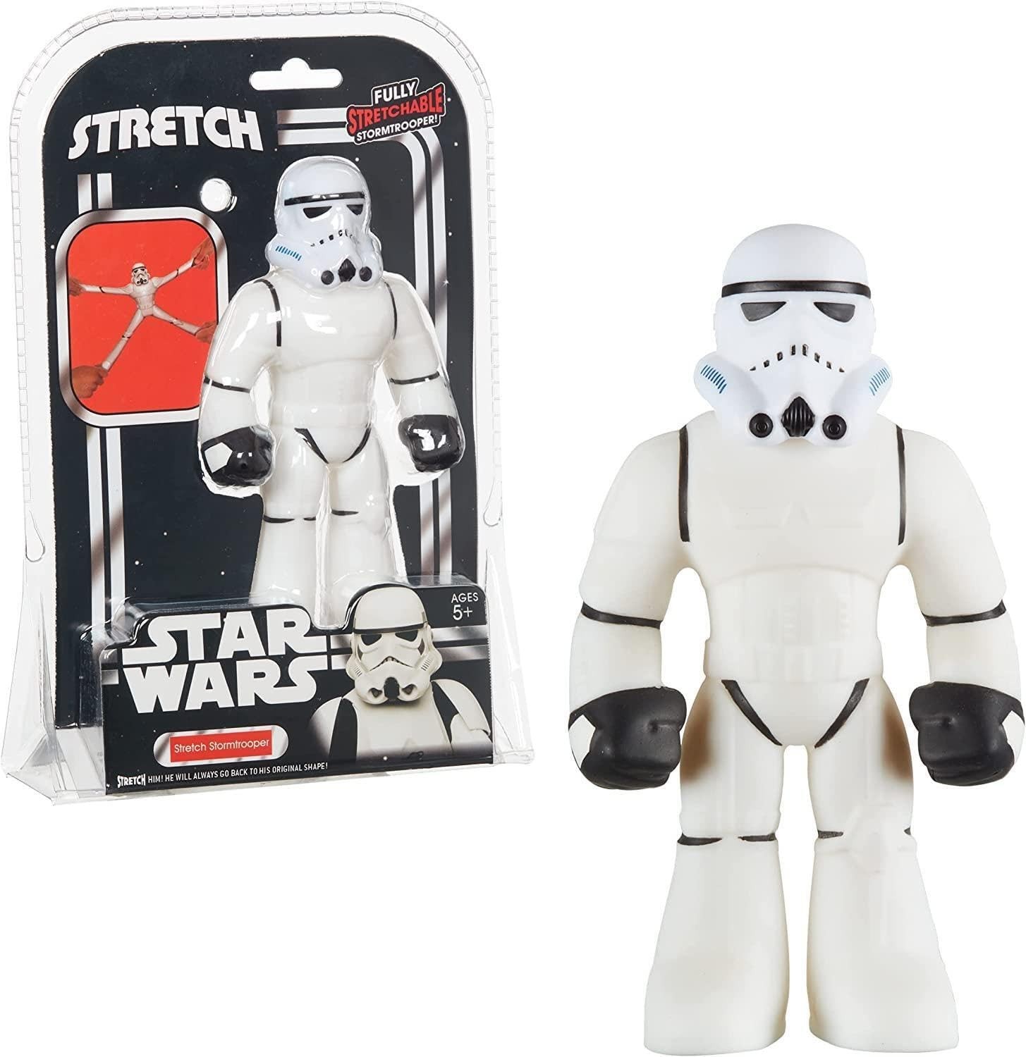 Stretchable Mini Star Wars Stormtrooper Action Figure for Ages 5 and Up